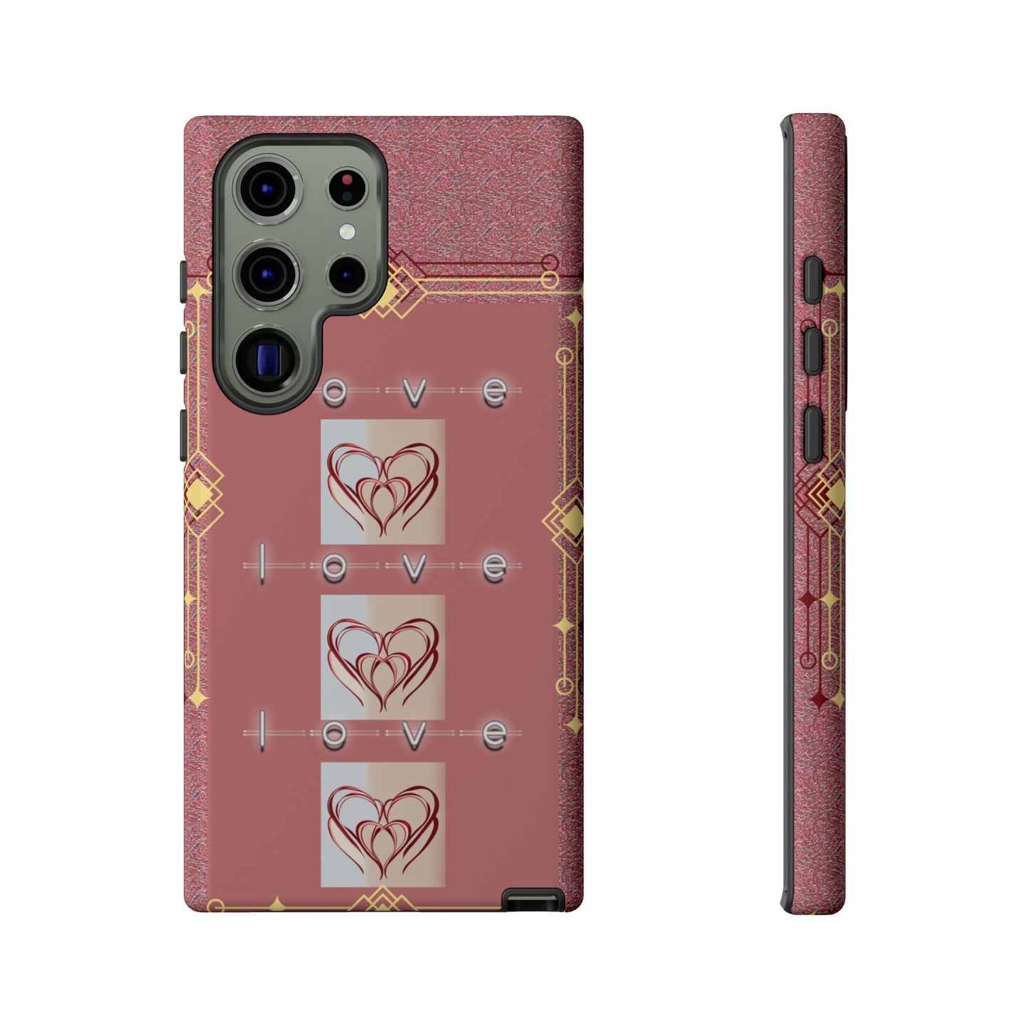 Three Hearts Love: 46-Tough Case iPhone series 15 14 13 12 11 X XR XS 8: Google series 7 6 5: Samsung series S23 S22 S21 S20 S10