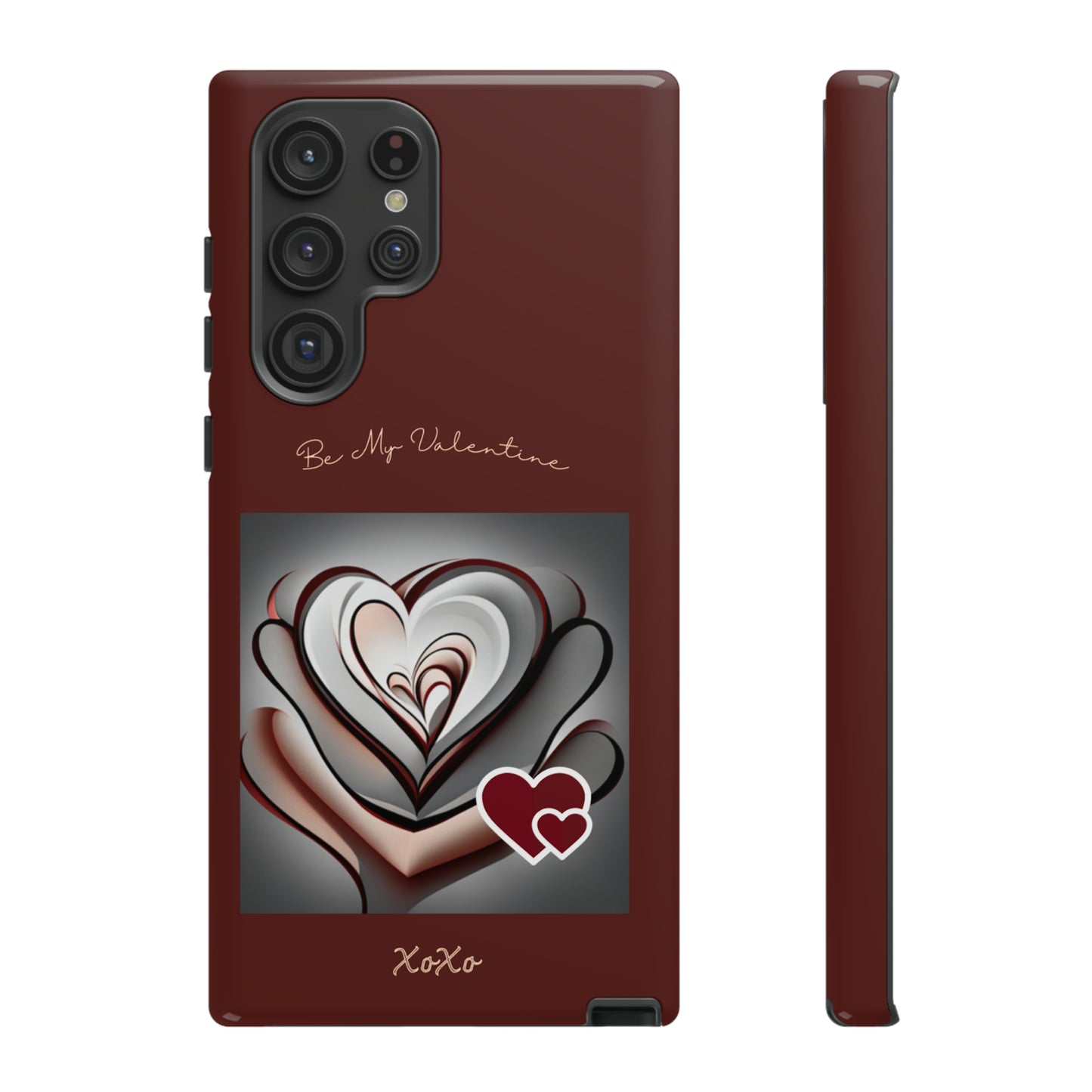 Valentine Triple Heart: 46-Tough Case iPhone series 15 14 13 12 11 X XR XS 8: Google series 7 6 5: Samsung series S23 S22 S21 S20 S10