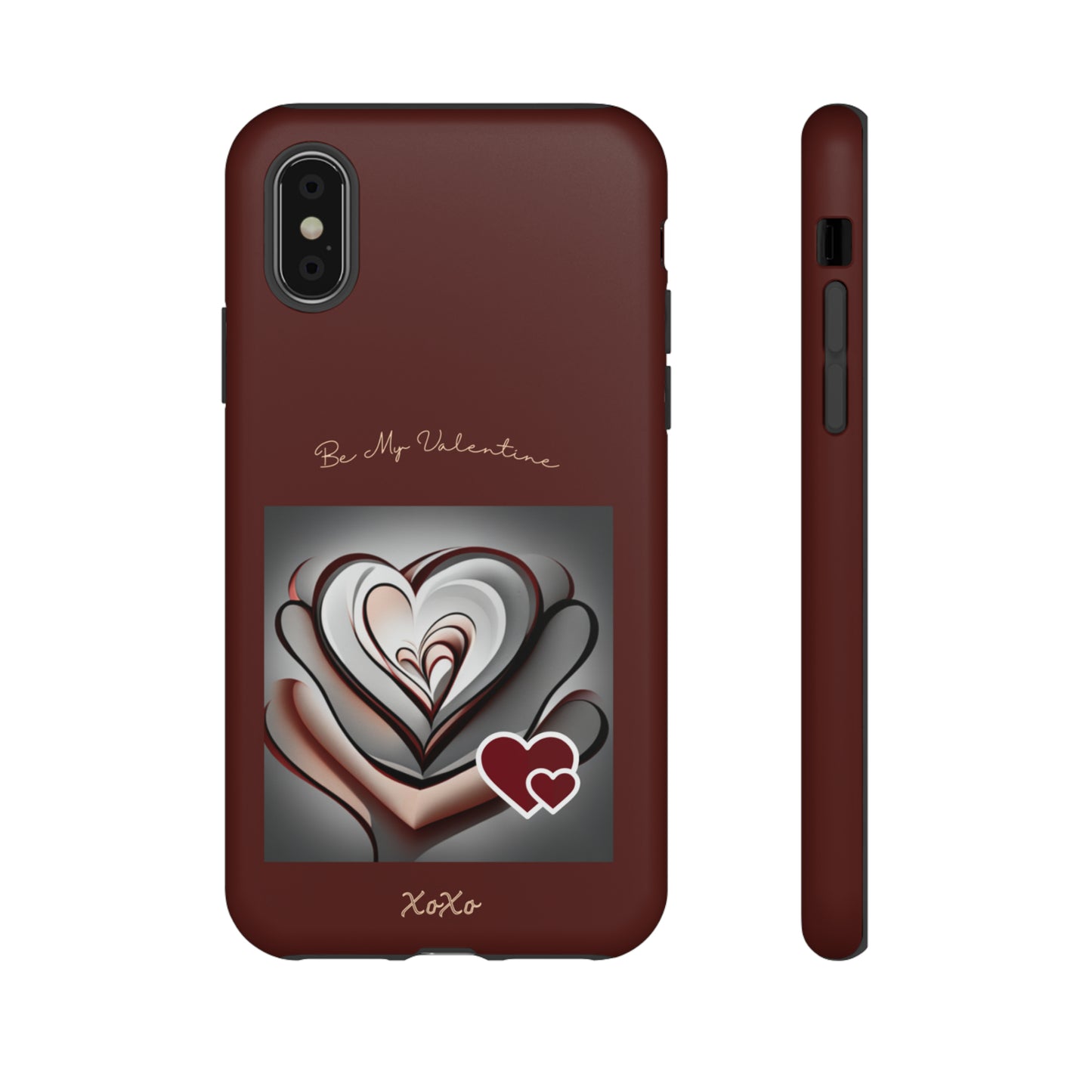 Valentine Triple Heart: 46-Tough Case iPhone series 15 14 13 12 11 X XR XS 8: Google series 7 6 5: Samsung series S23 S22 S21 S20 S10