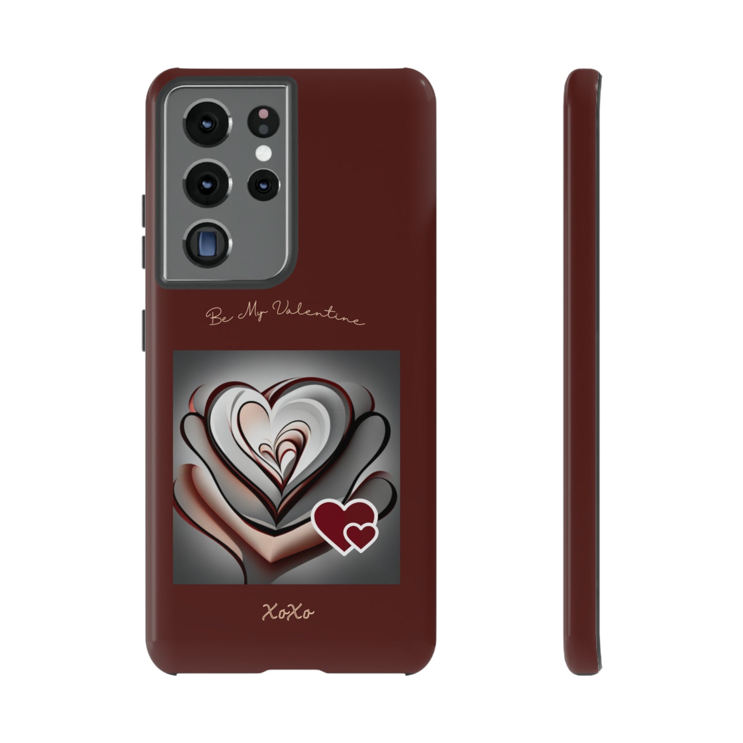 Valentine Triple Heart: 46-Tough Case iPhone series 15 14 13 12 11 X XR XS 8: Google series 7 6 5: Samsung series S23 S22 S21 S20 S10