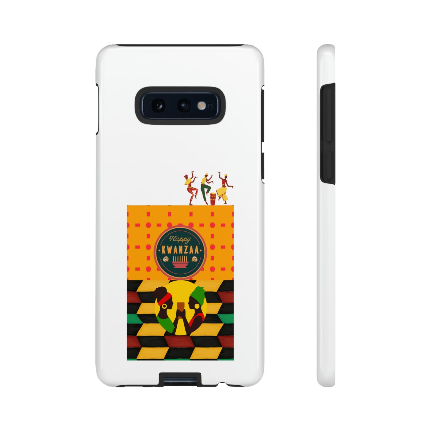 HAPPY KWANZA: 46-Tough Case iPhone series 15 14 13 12 11 X XR XS 8: Google series 7 6 5: Samsung series S23 S22 S21 S20 S10