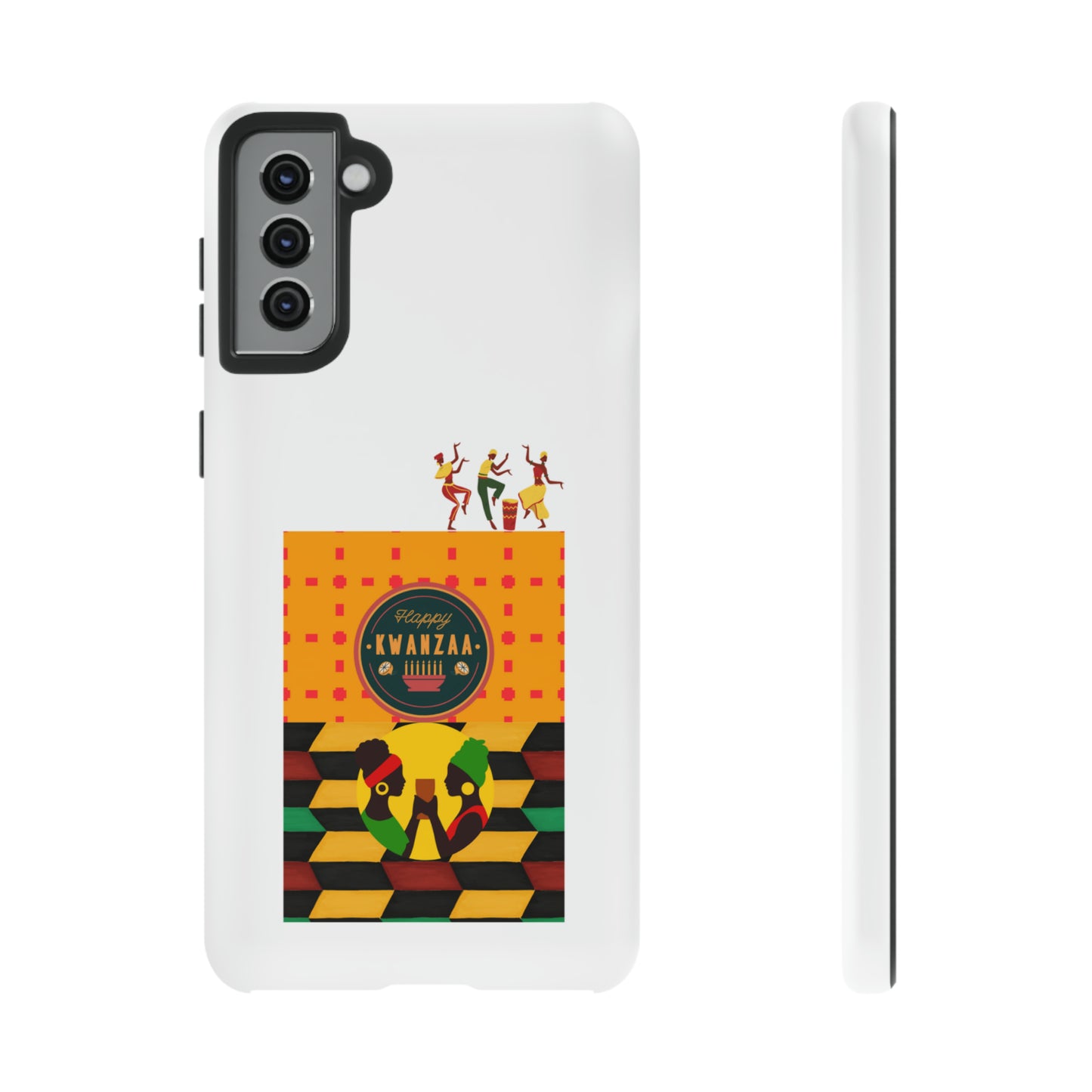 HAPPY KWANZA: 46-Tough Case iPhone series 15 14 13 12 11 X XR XS 8: Google series 7 6 5: Samsung series S23 S22 S21 S20 S10