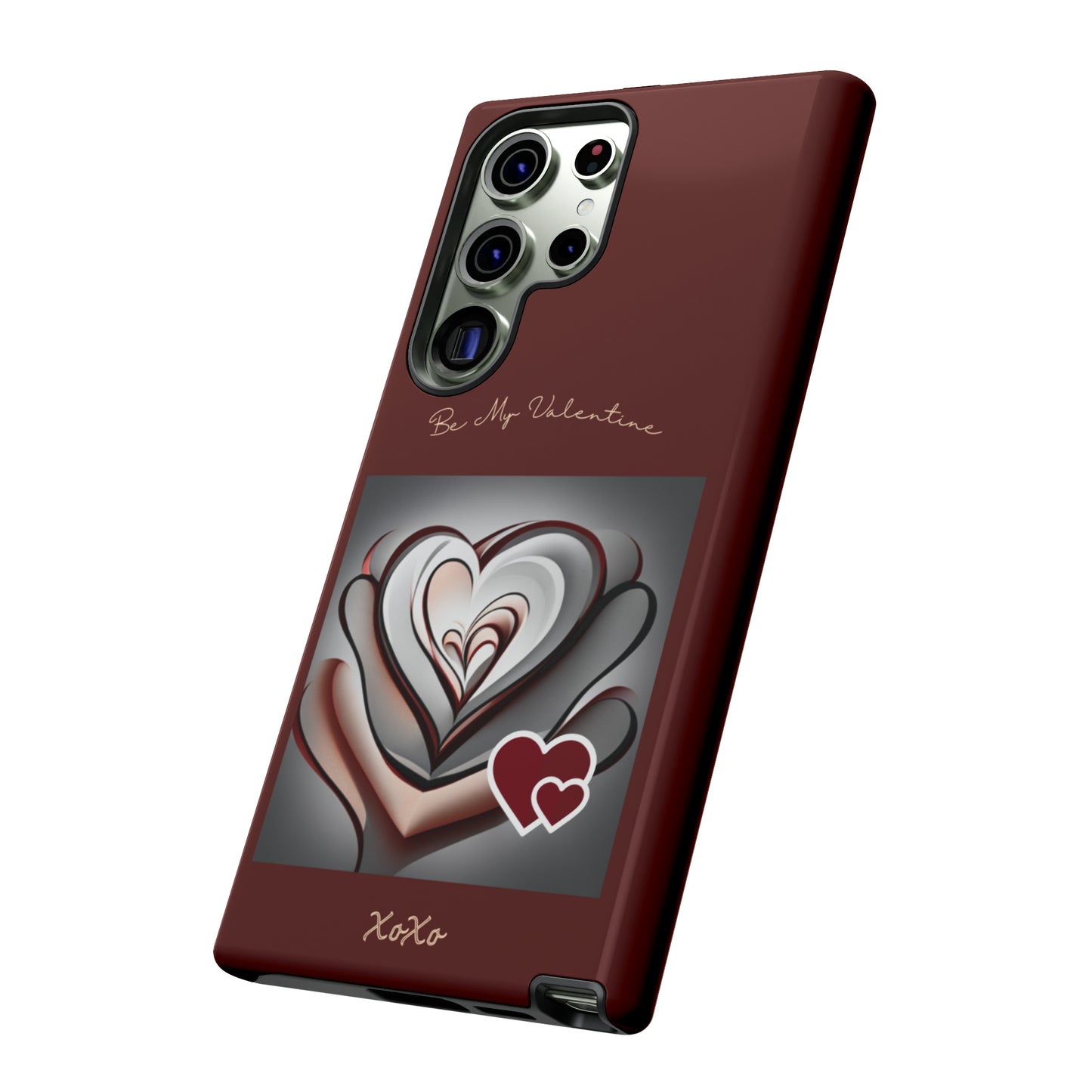 Valentine Triple Heart: 46-Tough Case iPhone series 15 14 13 12 11 X XR XS 8: Google series 7 6 5: Samsung series S23 S22 S21 S20 S10