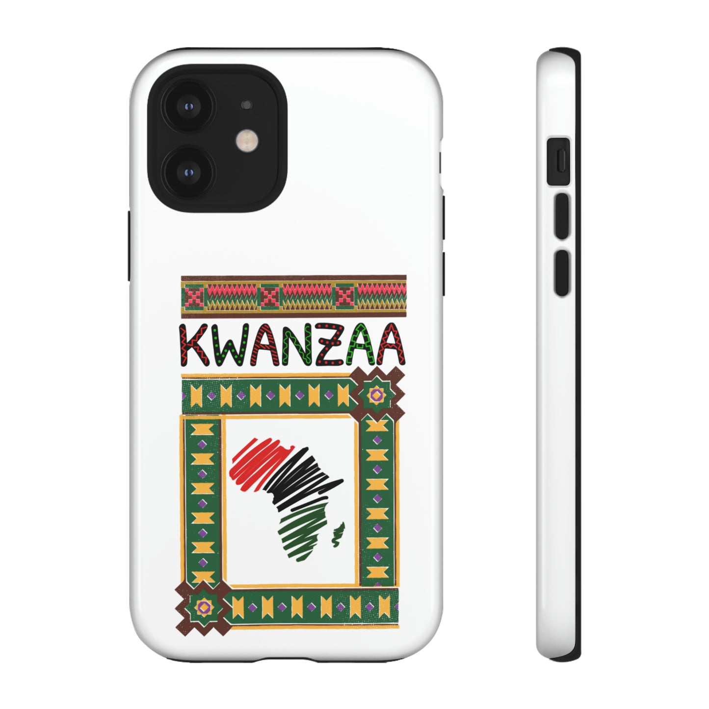 AFRICA KWANZAA: 46-Tough Case iPhone series 15 14 13 12 11 X XR XS 8: Google series 7 6 5: Samsung series S23 S22 S21 S20 S10