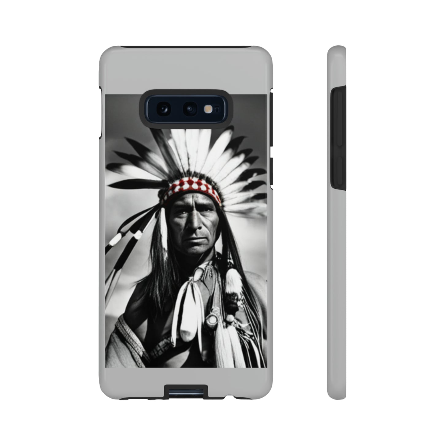 Warrior Pride with Grey Background: 46-Tough Case iPhone series 15 14 13 12 11 X XR XS 8: Google series 7 6 5: Samsung series S23 S22 S21 S20 S10