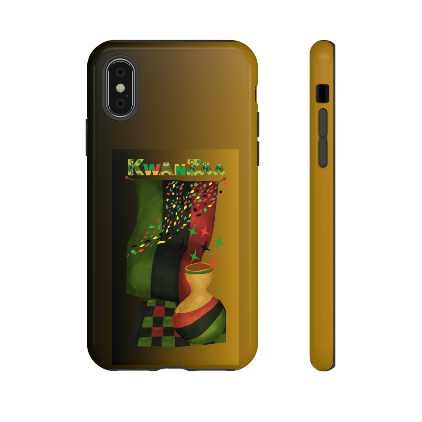 KWANZAA FLAG: 46-Tough Case iPhone series 15 14 13 12 11 X XR XS 8: Google series 7 6 5: Samsung series S23 S22 S21 S20 S10