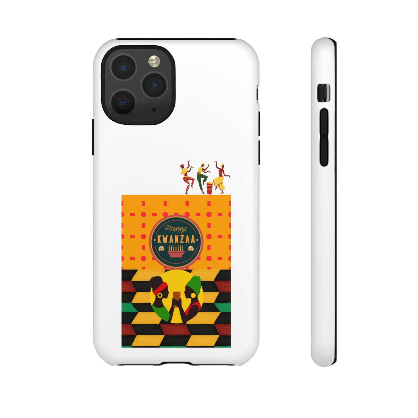 HAPPY KWANZA: 46-Tough Case iPhone series 15 14 13 12 11 X XR XS 8: Google series 7 6 5: Samsung series S23 S22 S21 S20 S10