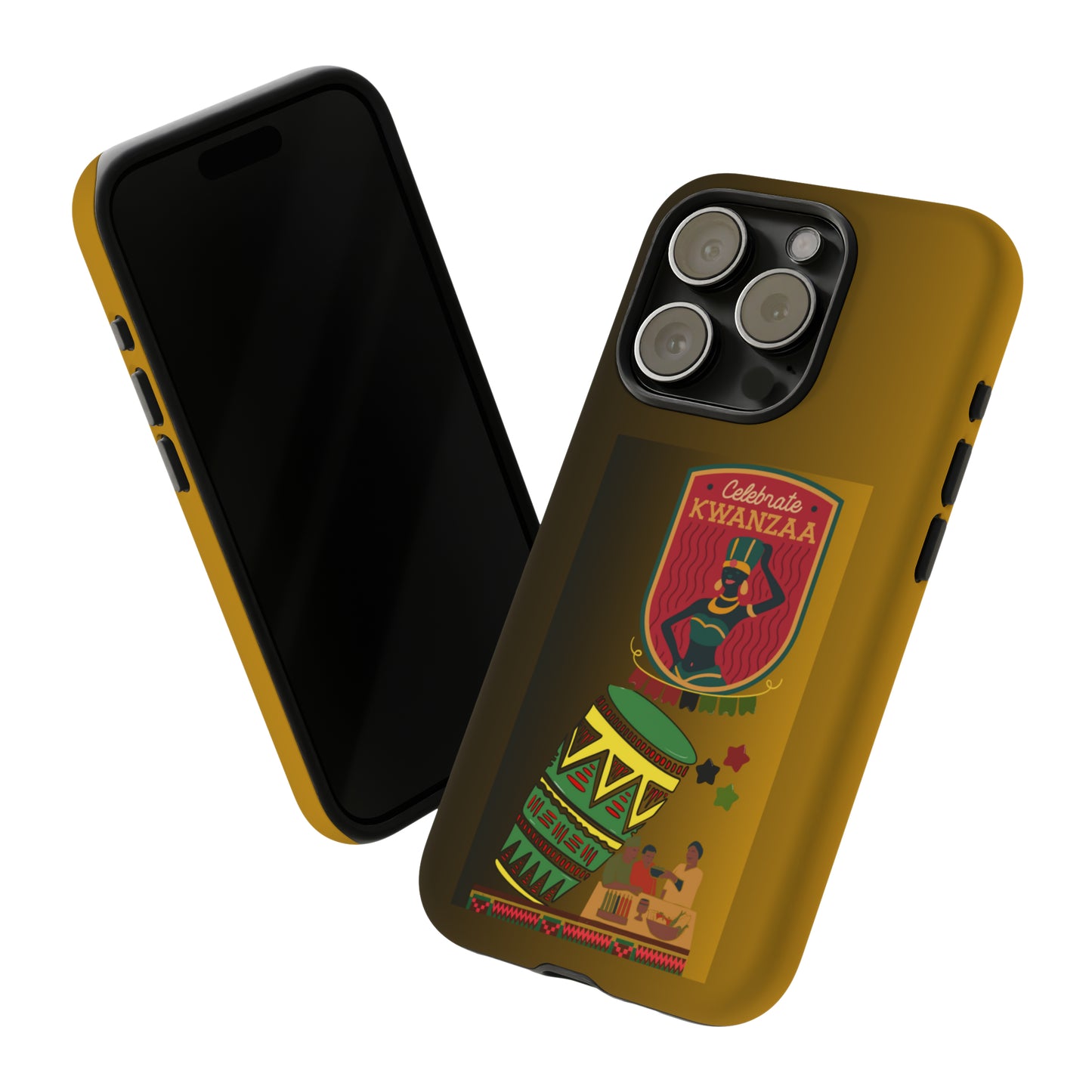 CELEBRATE KWANZAA: 46-Tough Case iPhone series 15 14 13 12 11 X XR XS 8: Google series 7 6 5: Samsung series S23 S22 S21 S20 S10