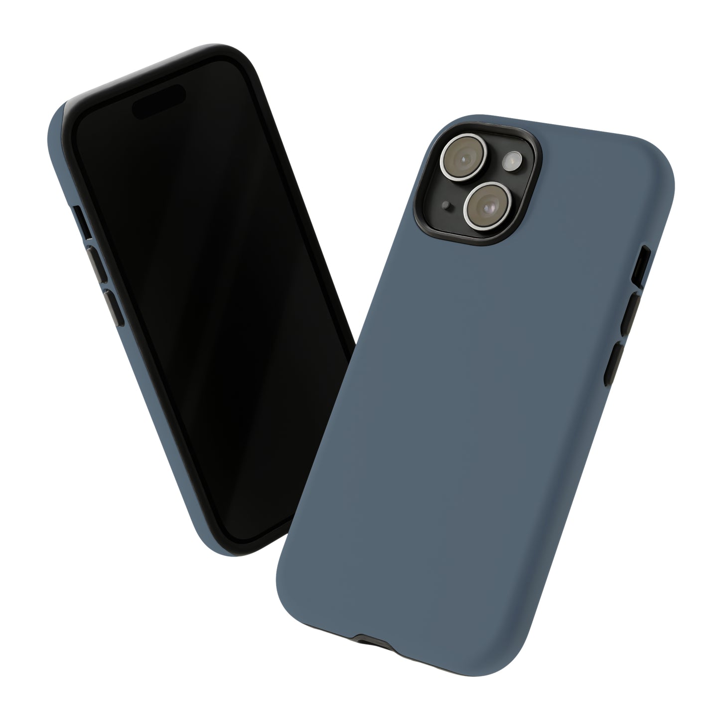 Slate Blue with Black background: 46-Tough Case iPhone series 15 14 13 12 11 X XR XS 8: Google series 7 6 5: Samsung series S23 S22 S21 S20 S10