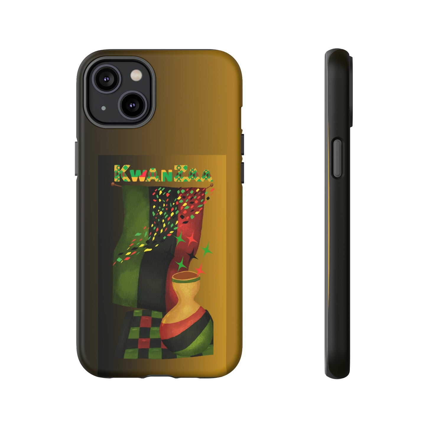 KWANZAA FLAG: 46-Tough Case iPhone series 15 14 13 12 11 X XR XS 8: Google series 7 6 5: Samsung series S23 S22 S21 S20 S10