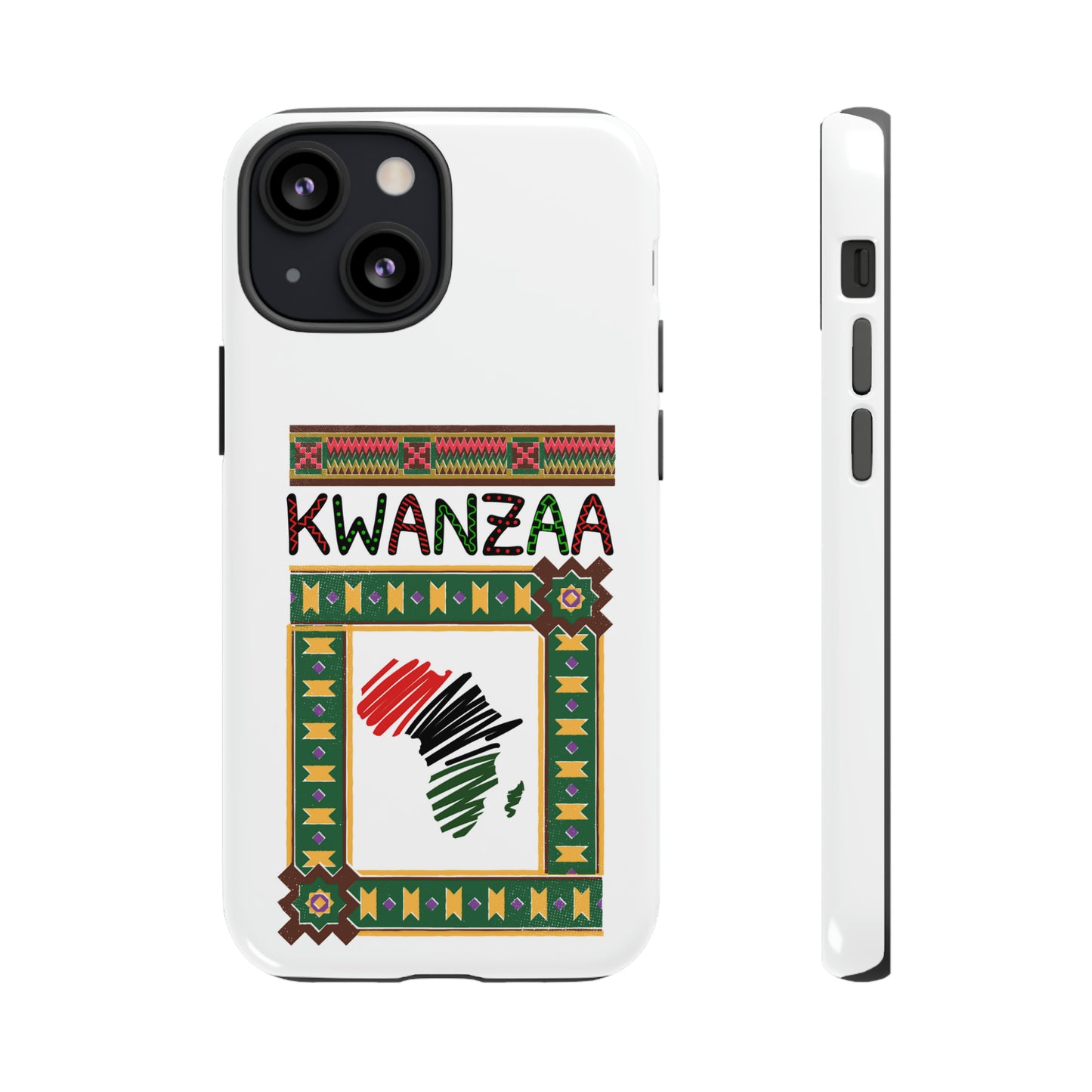 AFRICA KWANZAA: 46-Tough Case iPhone series 15 14 13 12 11 X XR XS 8: Google series 7 6 5: Samsung series S23 S22 S21 S20 S10