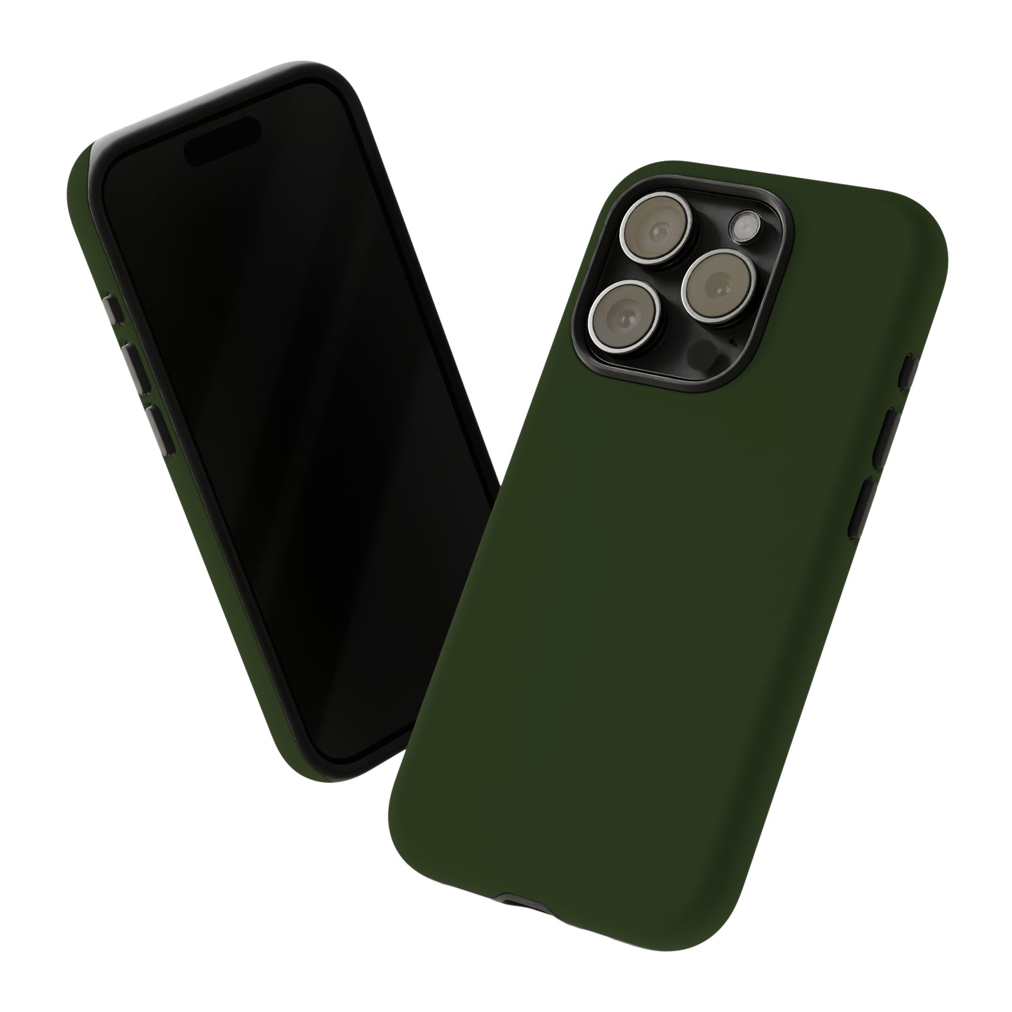 Outdoor Queen Forest Green 1 - #202d10: 46-Tough Case iPhone series 15 14 13 12 11 X XR XS 8: Google series 7 6 5: Samsung series S23 S22 S21 S20 S10