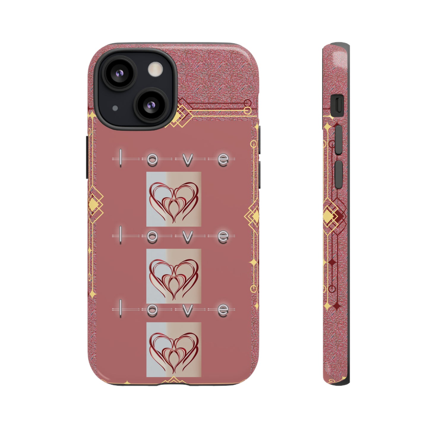 Three Hearts Love: 46-Tough Case iPhone series 15 14 13 12 11 X XR XS 8: Google series 7 6 5: Samsung series S23 S22 S21 S20 S10