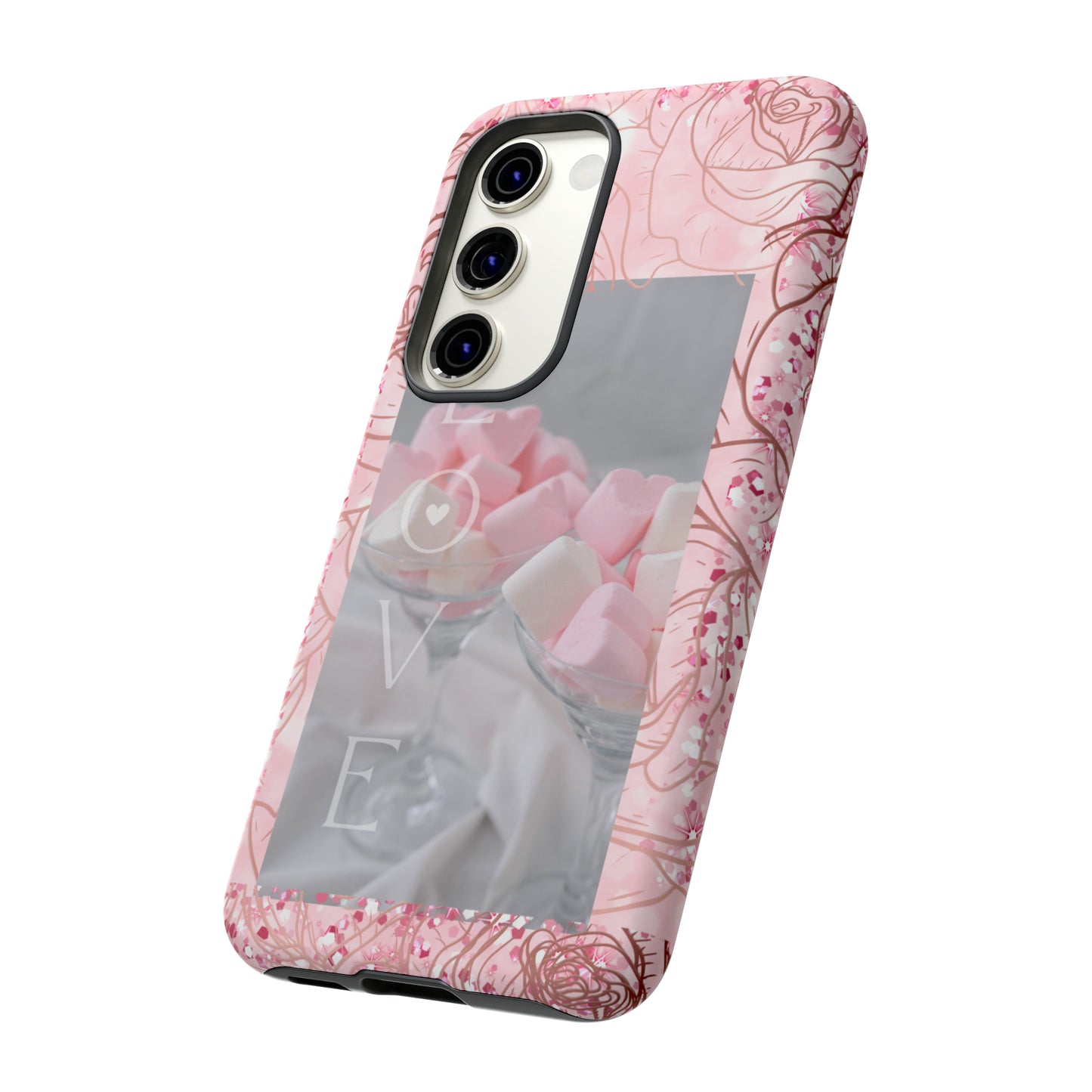 Pink Candy Love: 46-Tough Case iPhone series 15 14 13 12 11 X XR XS 8: Google series 7 6 5: Samsung series S23 S22 S21 S20 S10