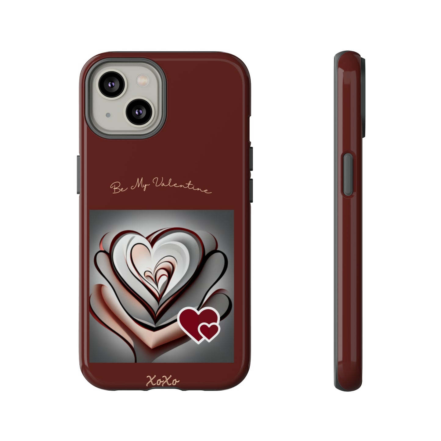 Valentine Triple Heart: 46-Tough Case iPhone series 15 14 13 12 11 X XR XS 8: Google series 7 6 5: Samsung series S23 S22 S21 S20 S10