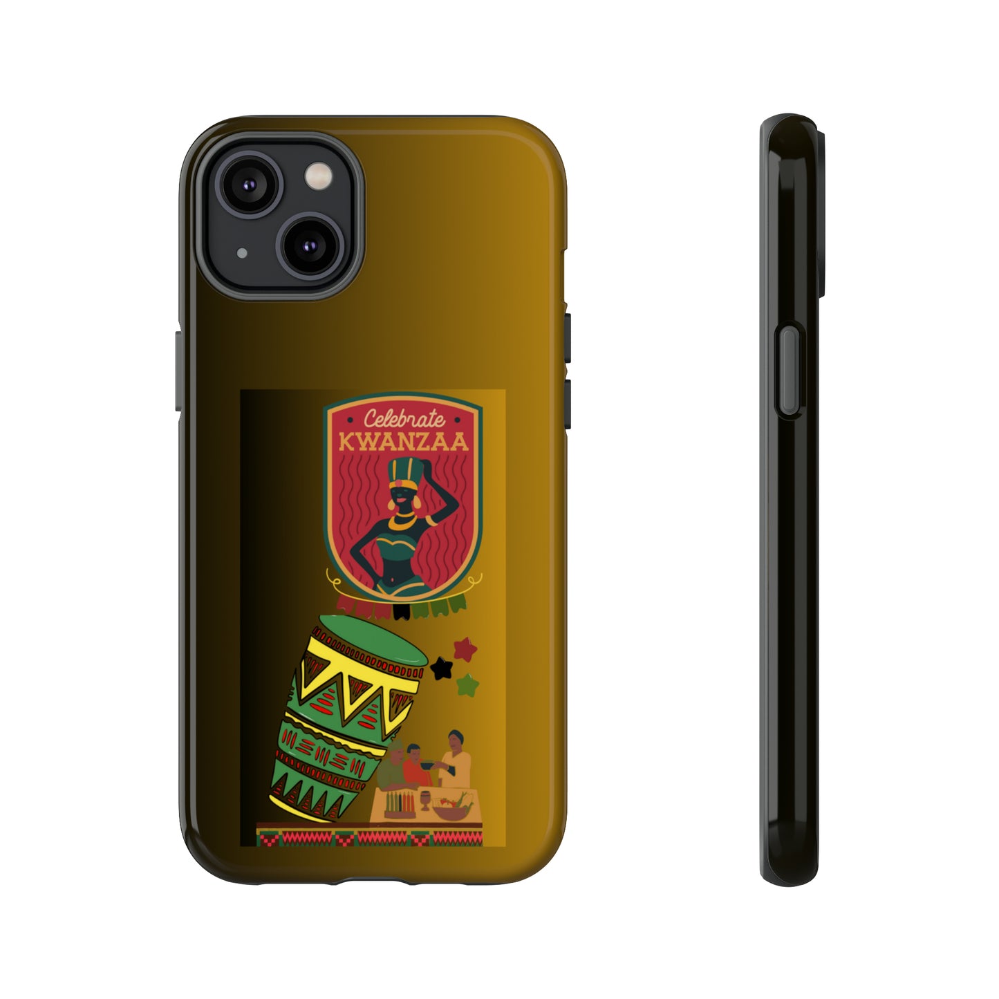 CELEBRATE KWANZAA: 46-Tough Case iPhone series 15 14 13 12 11 X XR XS 8: Google series 7 6 5: Samsung series S23 S22 S21 S20 S10