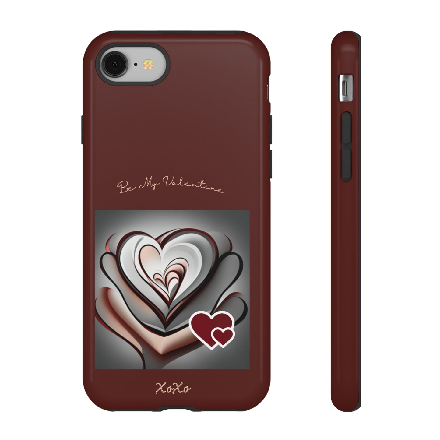 Valentine Triple Heart: 46-Tough Case iPhone series 15 14 13 12 11 X XR XS 8: Google series 7 6 5: Samsung series S23 S22 S21 S20 S10