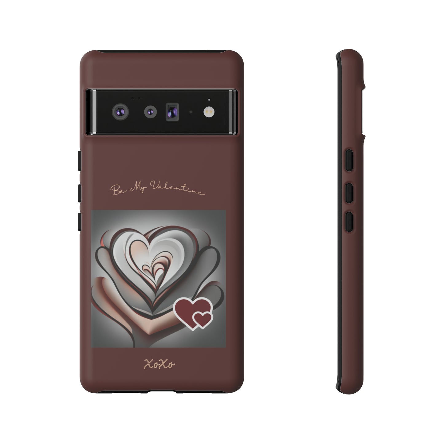 Valentine Triple Heart: 46-Tough Case iPhone series 15 14 13 12 11 X XR XS 8: Google series 7 6 5: Samsung series S23 S22 S21 S20 S10