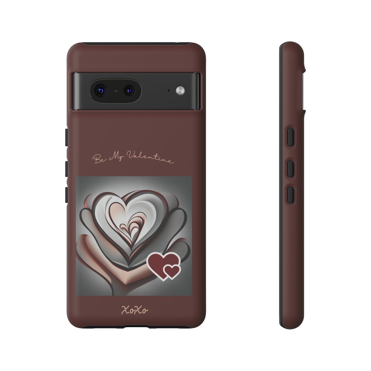 Valentine Triple Heart: 46-Tough Case iPhone series 15 14 13 12 11 X XR XS 8: Google series 7 6 5: Samsung series S23 S22 S21 S20 S10