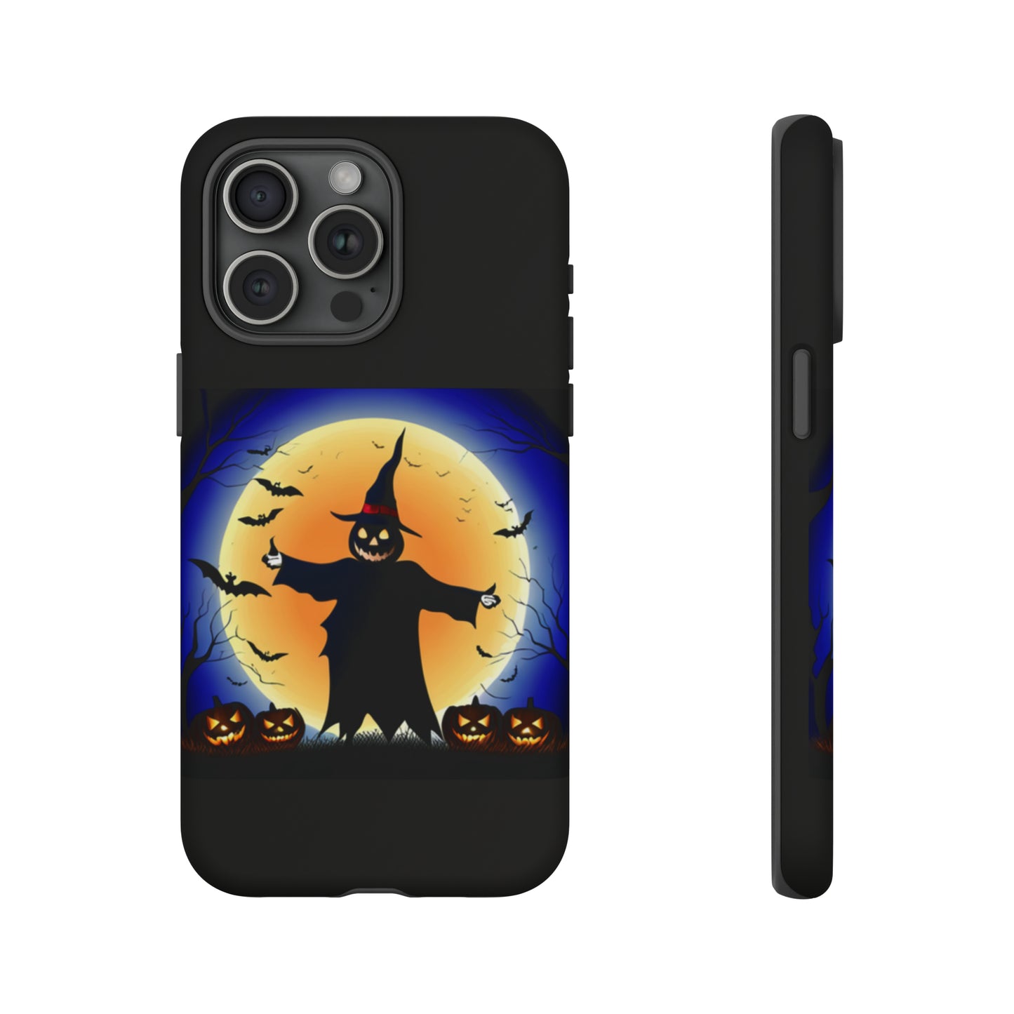 Scary Halloween with Black background: 46-Tough Case iPhone series 15 14 13 12 11 X XR XS 8: Google series 7 6 5: Samsung series S23 S22 S21 S20 S10Tough Cases