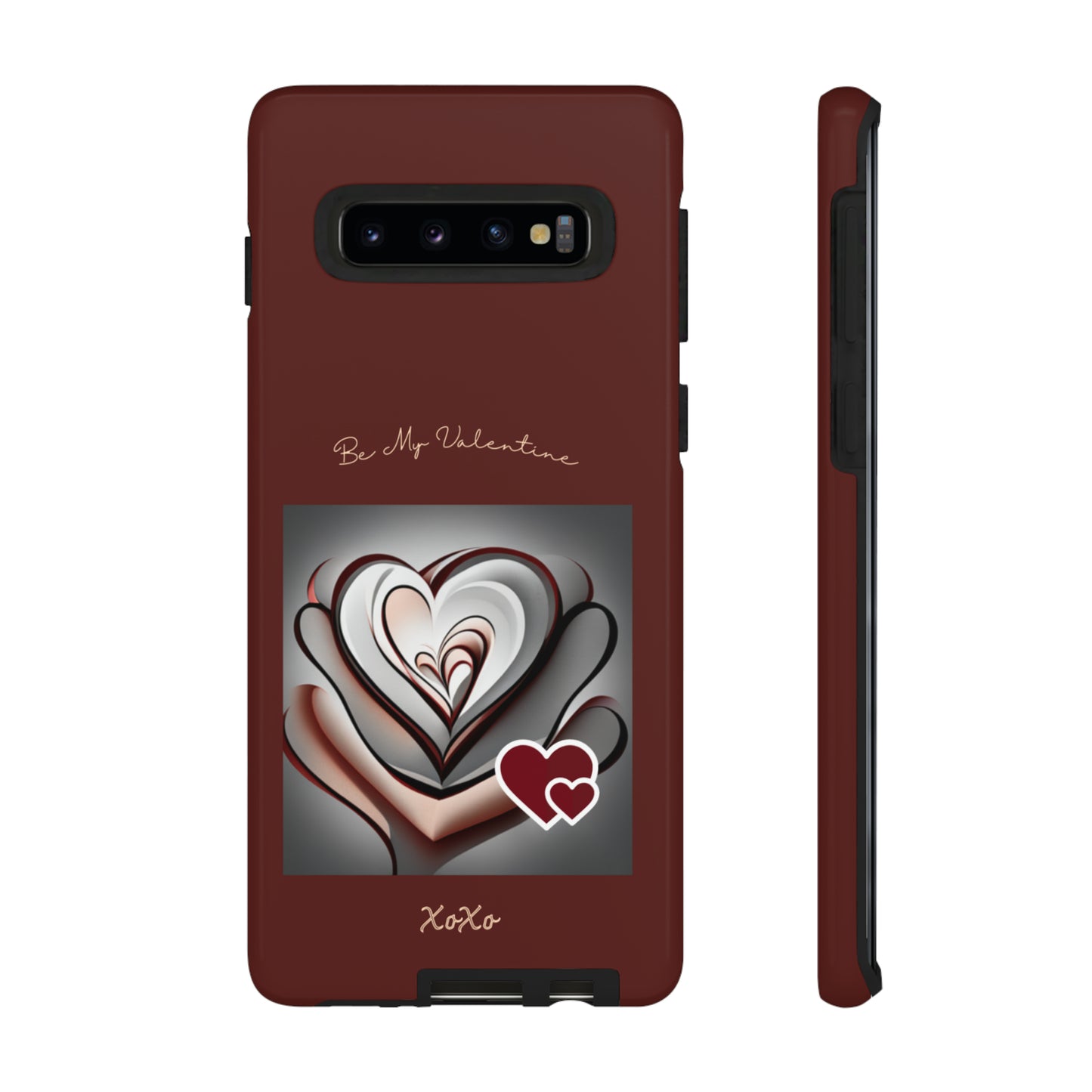 Valentine Triple Heart: 46-Tough Case iPhone series 15 14 13 12 11 X XR XS 8: Google series 7 6 5: Samsung series S23 S22 S21 S20 S10