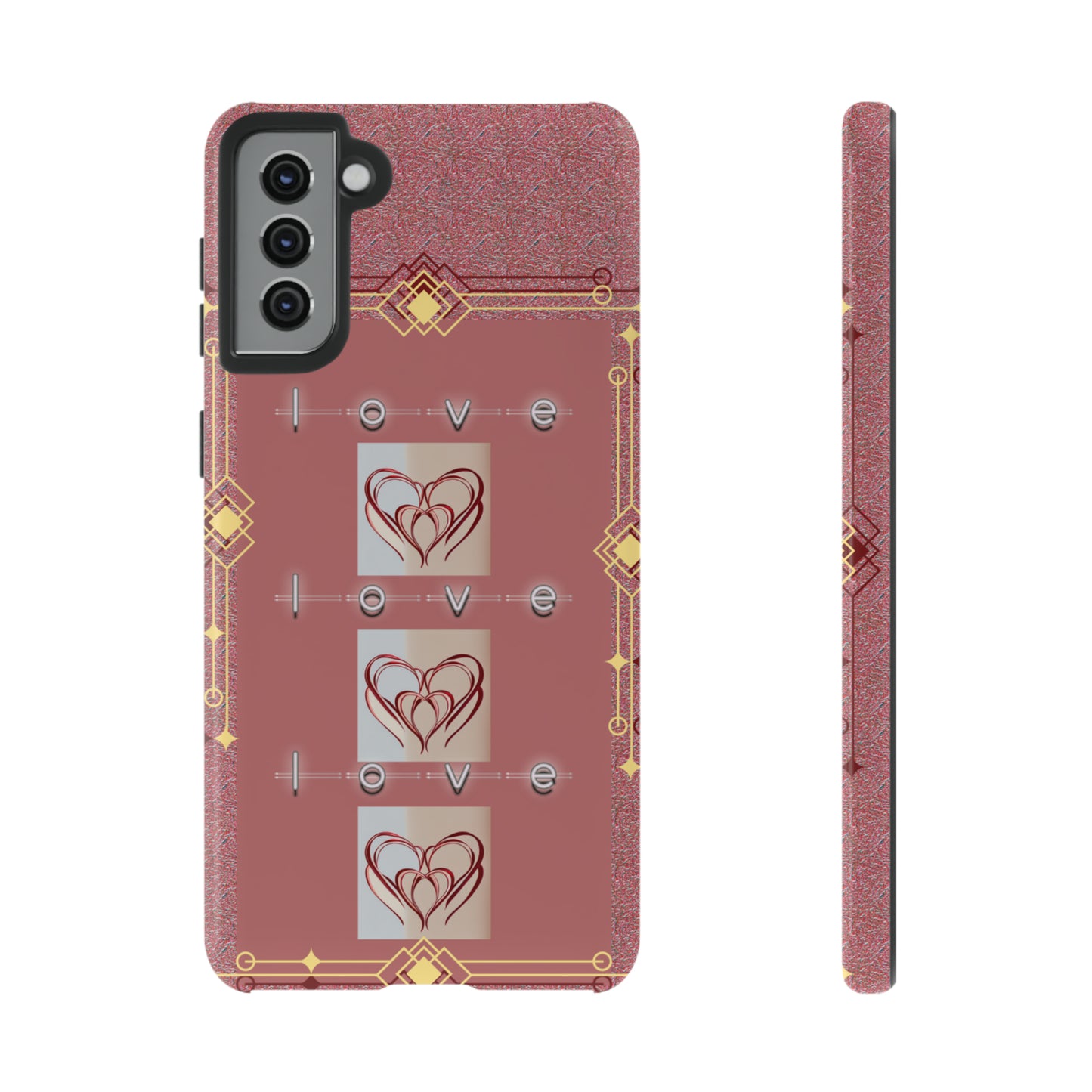 Three Hearts Love: 46-Tough Case iPhone series 15 14 13 12 11 X XR XS 8: Google series 7 6 5: Samsung series S23 S22 S21 S20 S10