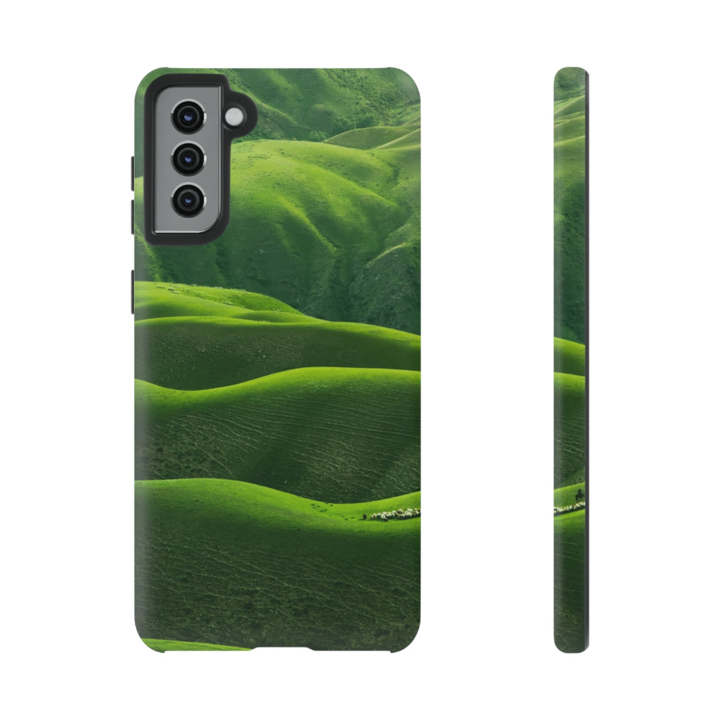 Forest Green Rolling Hills #8: 46-Tough Case iPhone series 15 14 13 12 11 X XR XS 8: Google series 7 6 5: Samsung series S23 S22 S21 S20 S10