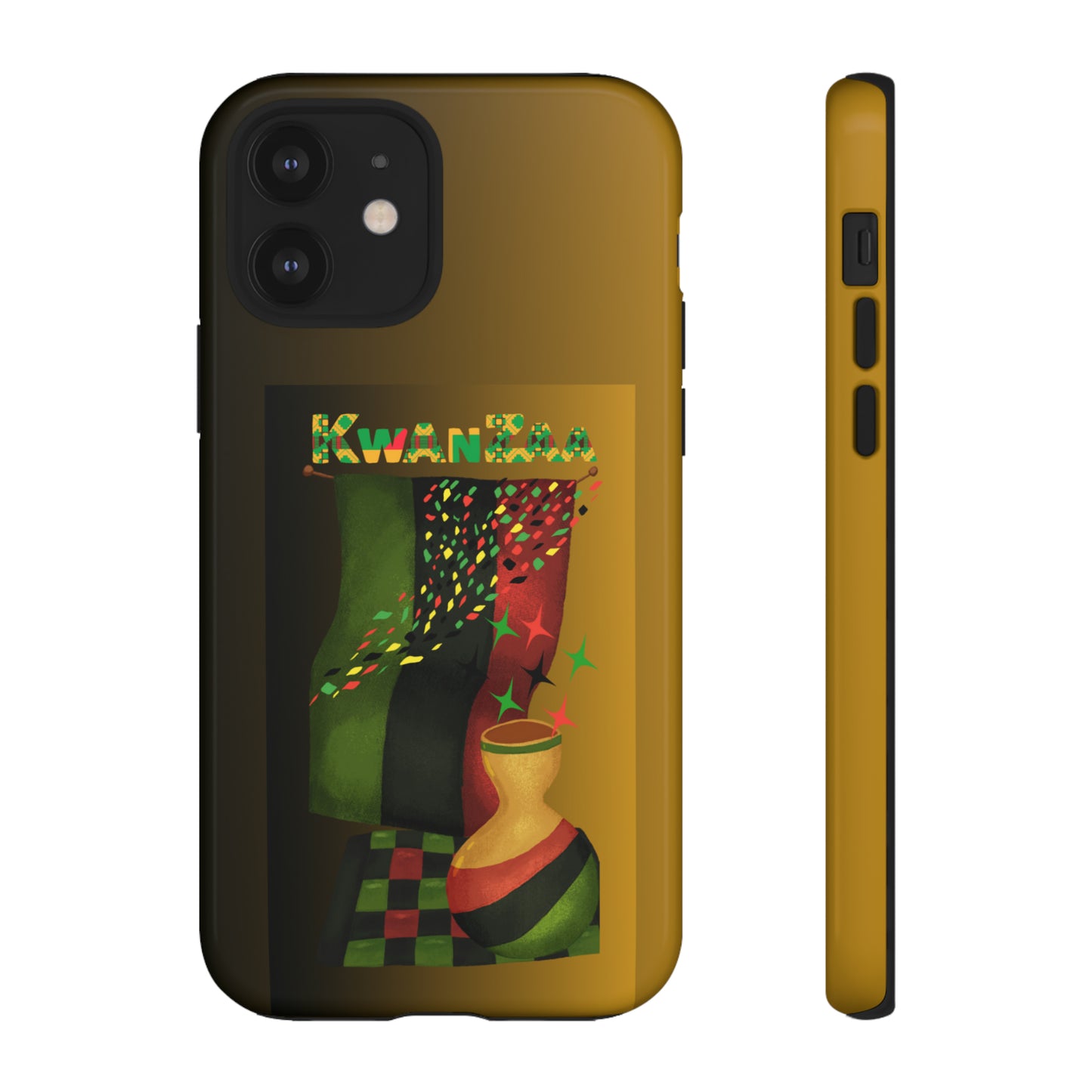 KWANZAA FLAG: 46-Tough Case iPhone series 15 14 13 12 11 X XR XS 8: Google series 7 6 5: Samsung series S23 S22 S21 S20 S10