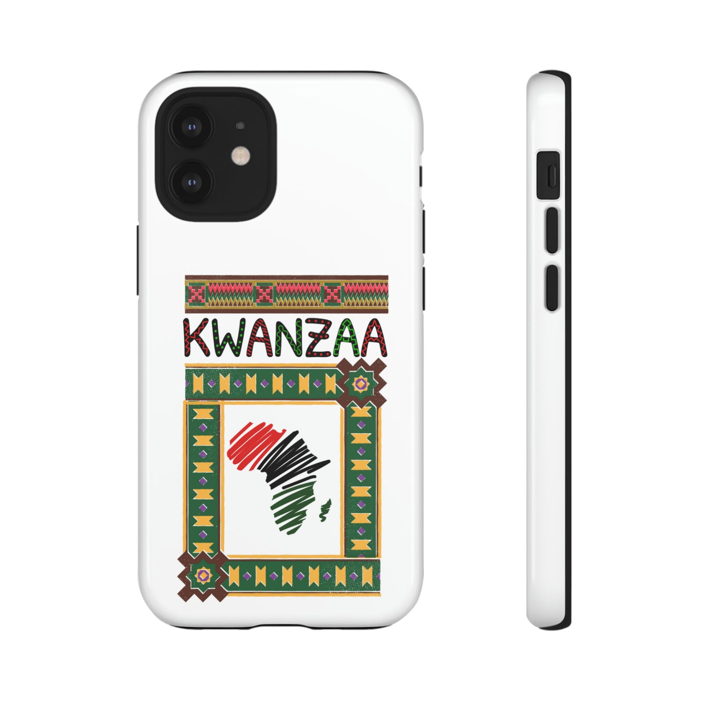 AFRICA KWANZAA: 46-Tough Case iPhone series 15 14 13 12 11 X XR XS 8: Google series 7 6 5: Samsung series S23 S22 S21 S20 S10