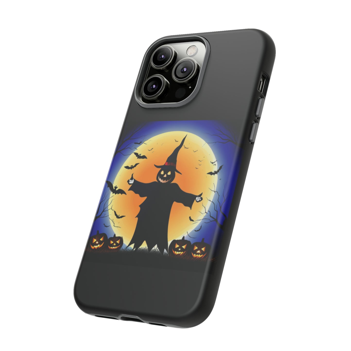 Scary Halloween with Black background: 46-Tough Case iPhone series 15 14 13 12 11 X XR XS 8: Google series 7 6 5: Samsung series S23 S22 S21 S20 S10Tough Cases