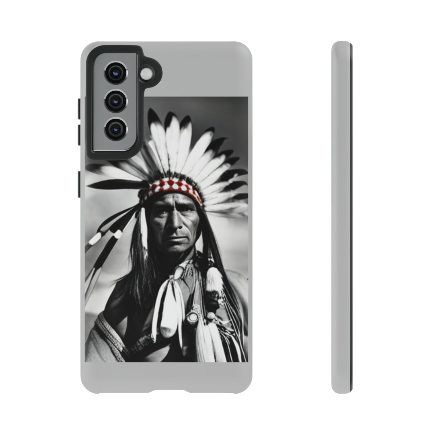 Warrior Pride with Grey Background: 46-Tough Case iPhone series 15 14 13 12 11 X XR XS 8: Google series 7 6 5: Samsung series S23 S22 S21 S20 S10