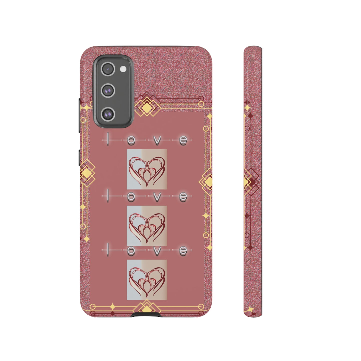 Three Hearts Love: 46-Tough Case iPhone series 15 14 13 12 11 X XR XS 8: Google series 7 6 5: Samsung series S23 S22 S21 S20 S10