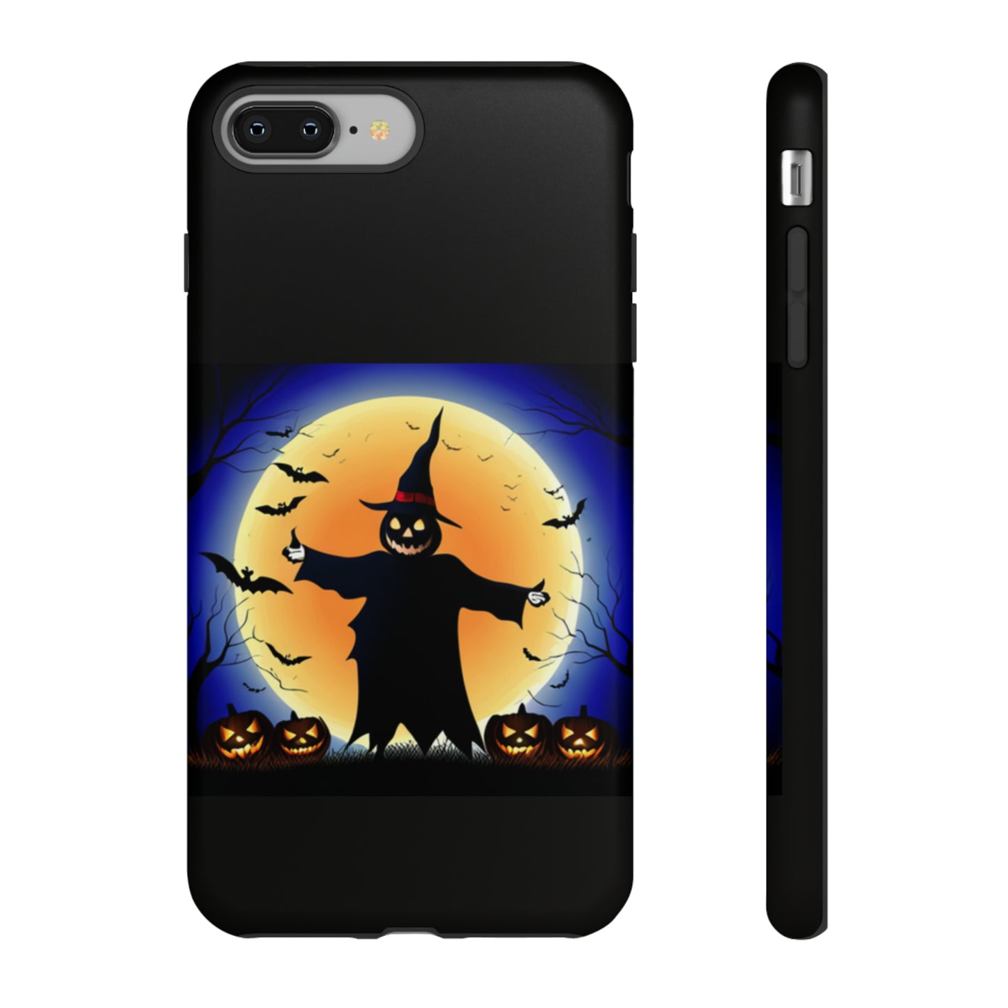 Scary Halloween with Black background: 46-Tough Case iPhone series 15 14 13 12 11 X XR XS 8: Google series 7 6 5: Samsung series S23 S22 S21 S20 S10Tough Cases