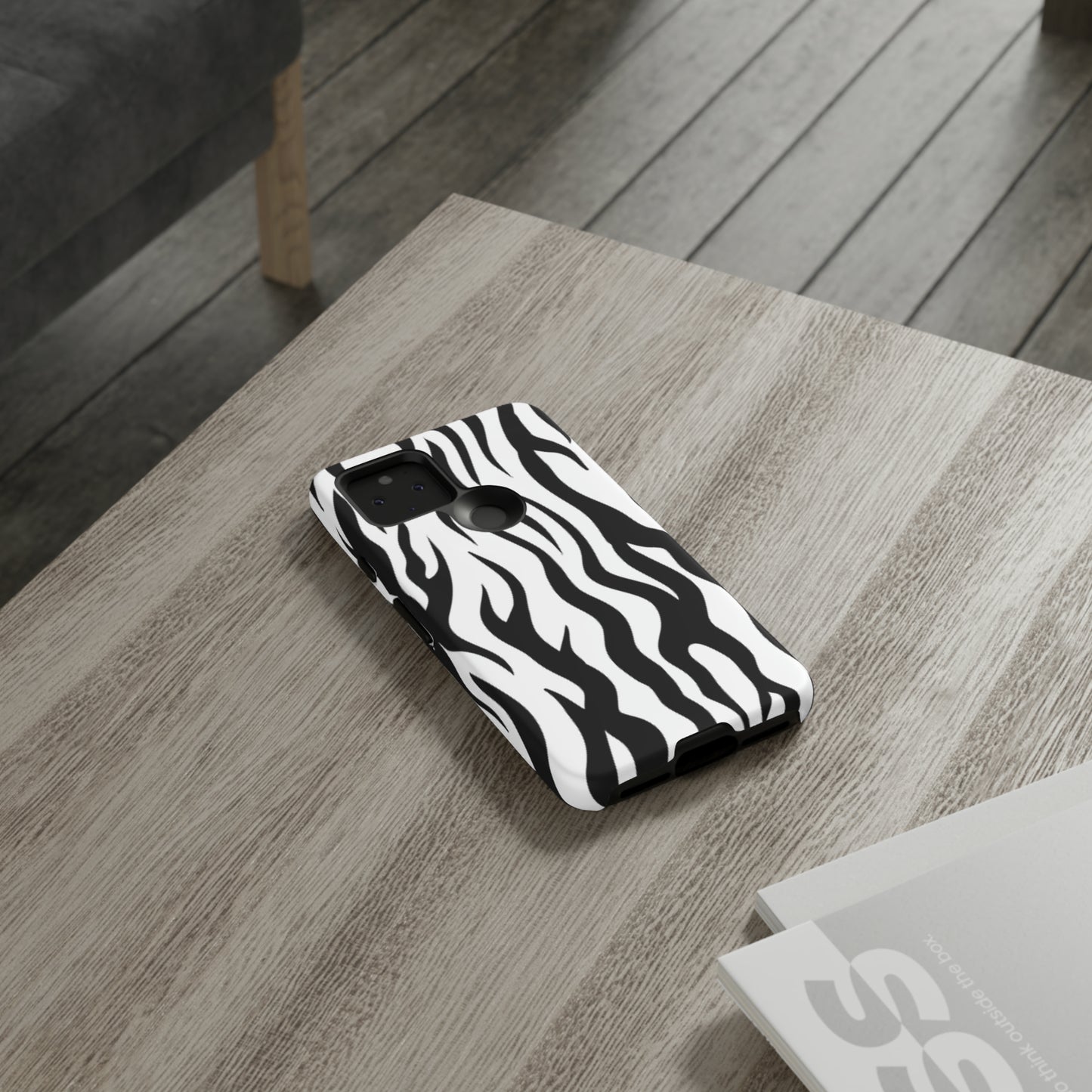 Black and White Camouflaged: 46-Tough Case iPhone series 15 14 13 12 11 X XR XS 8: Google series 7 6 5: Samsung series S23 S22 S21 S20 S10