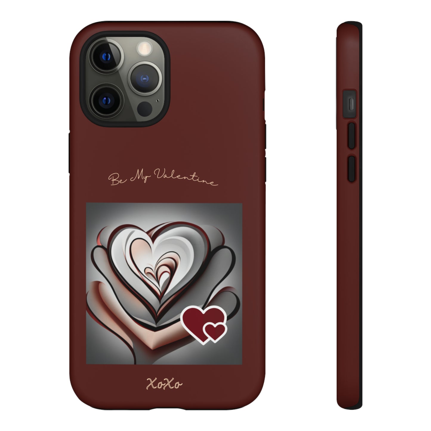 Valentine Triple Heart: 46-Tough Case iPhone series 15 14 13 12 11 X XR XS 8: Google series 7 6 5: Samsung series S23 S22 S21 S20 S10