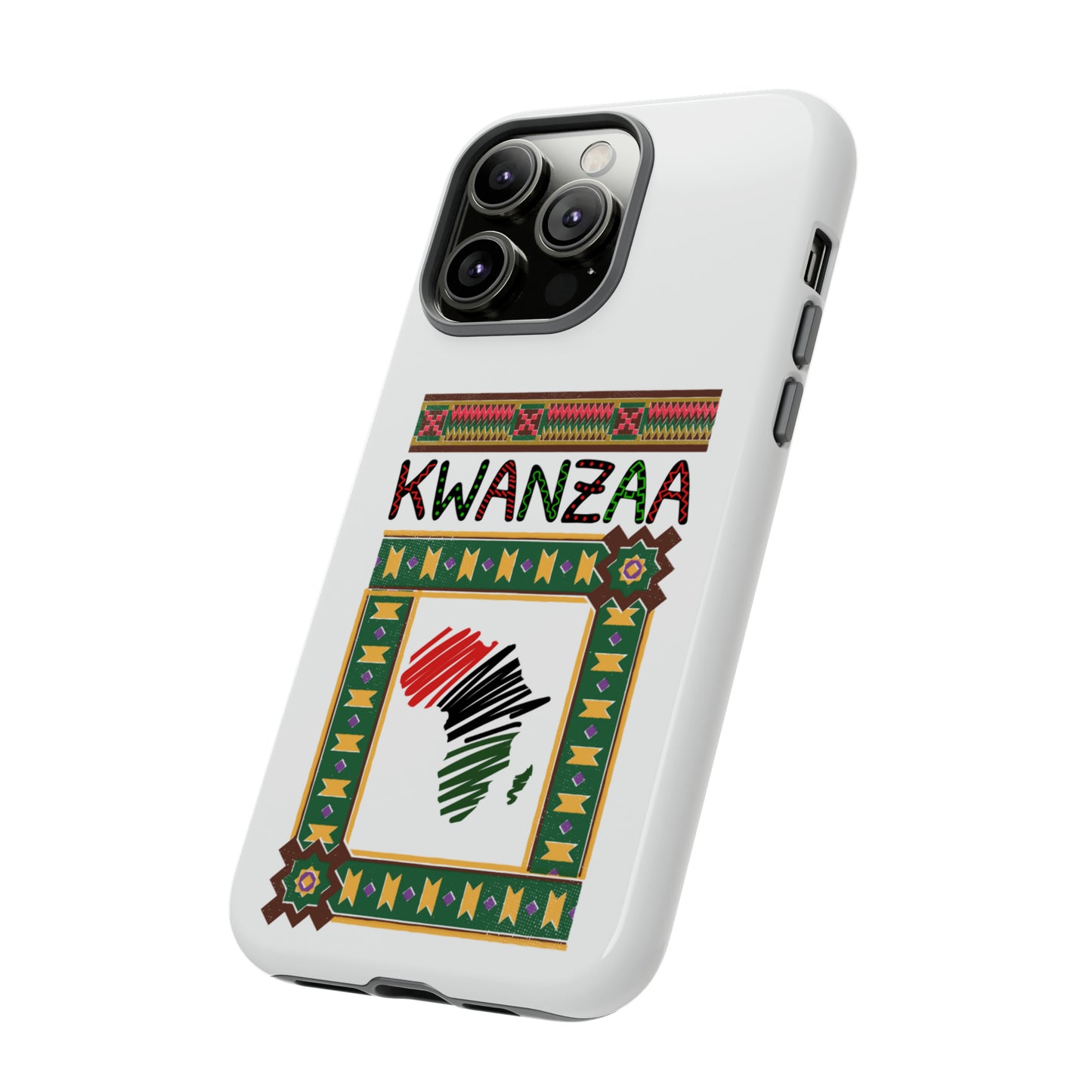 AFRICA KWANZAA: 46-Tough Case iPhone series 15 14 13 12 11 X XR XS 8: Google series 7 6 5: Samsung series S23 S22 S21 S20 S10