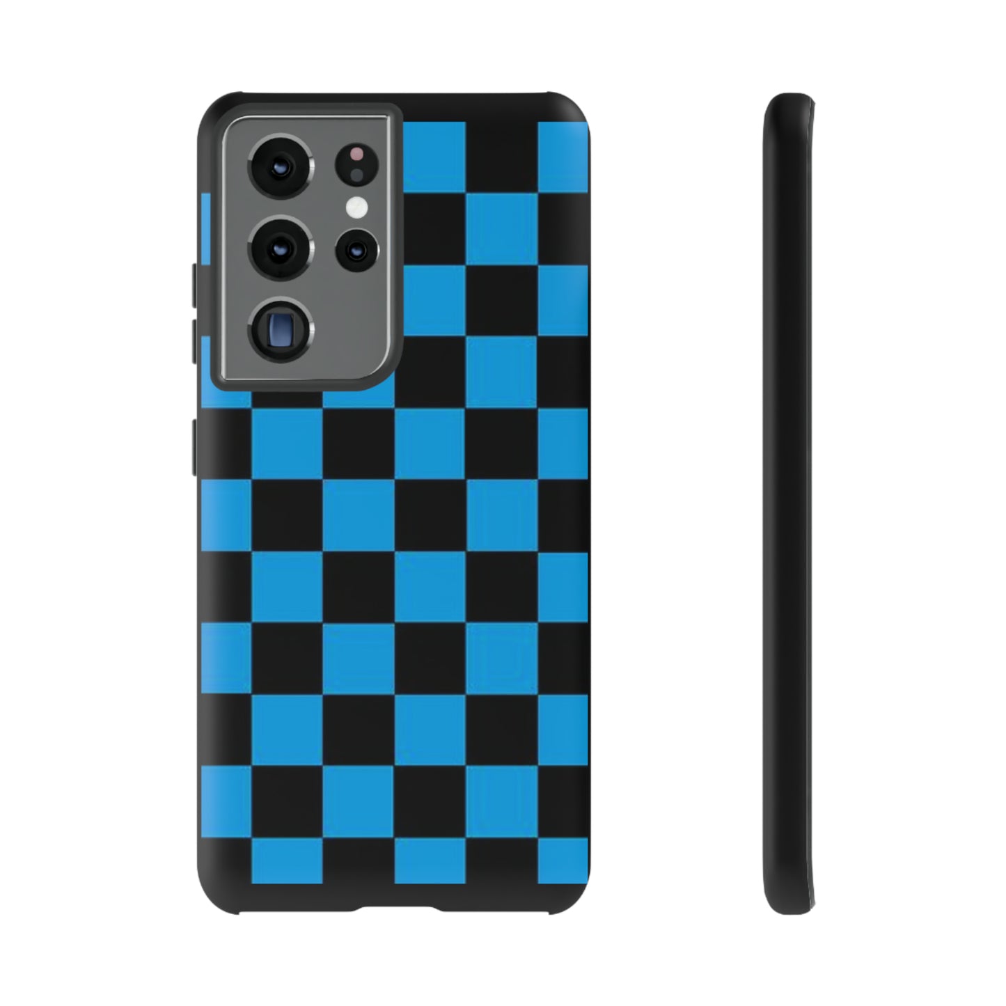 Blue and Black Checkers: 46-Tough Case iPhone series 15 14 13 12 11 X XR XS 8: Google series 7 6 5: Samsung series S23 S22 S21 S20 S10