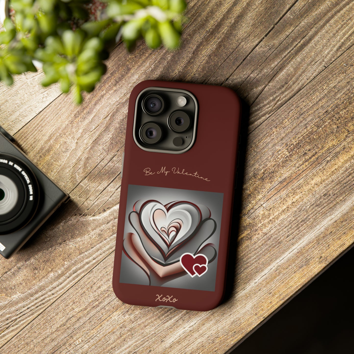 Valentine Triple Heart: 46-Tough Case iPhone series 15 14 13 12 11 X XR XS 8: Google series 7 6 5: Samsung series S23 S22 S21 S20 S10