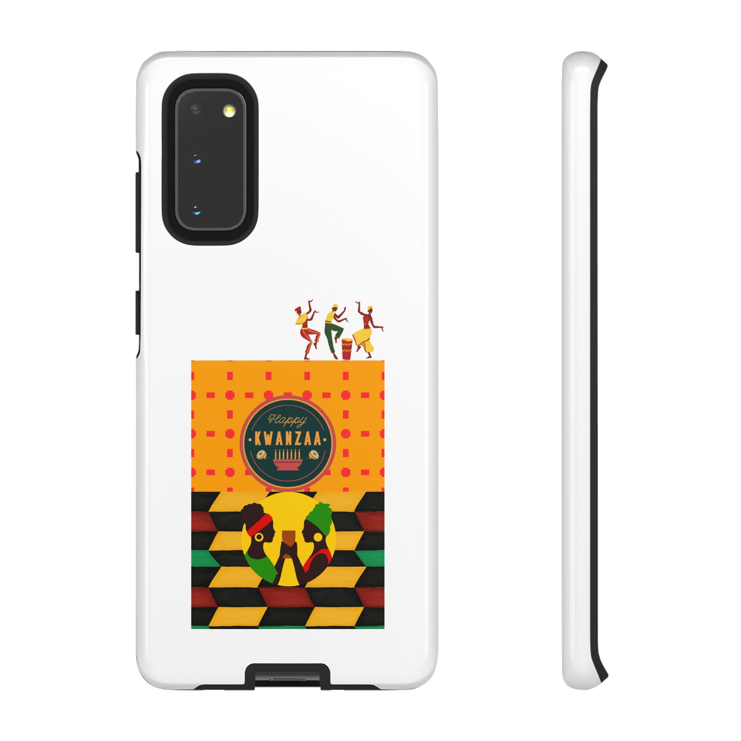 HAPPY KWANZA: 46-Tough Case iPhone series 15 14 13 12 11 X XR XS 8: Google series 7 6 5: Samsung series S23 S22 S21 S20 S10