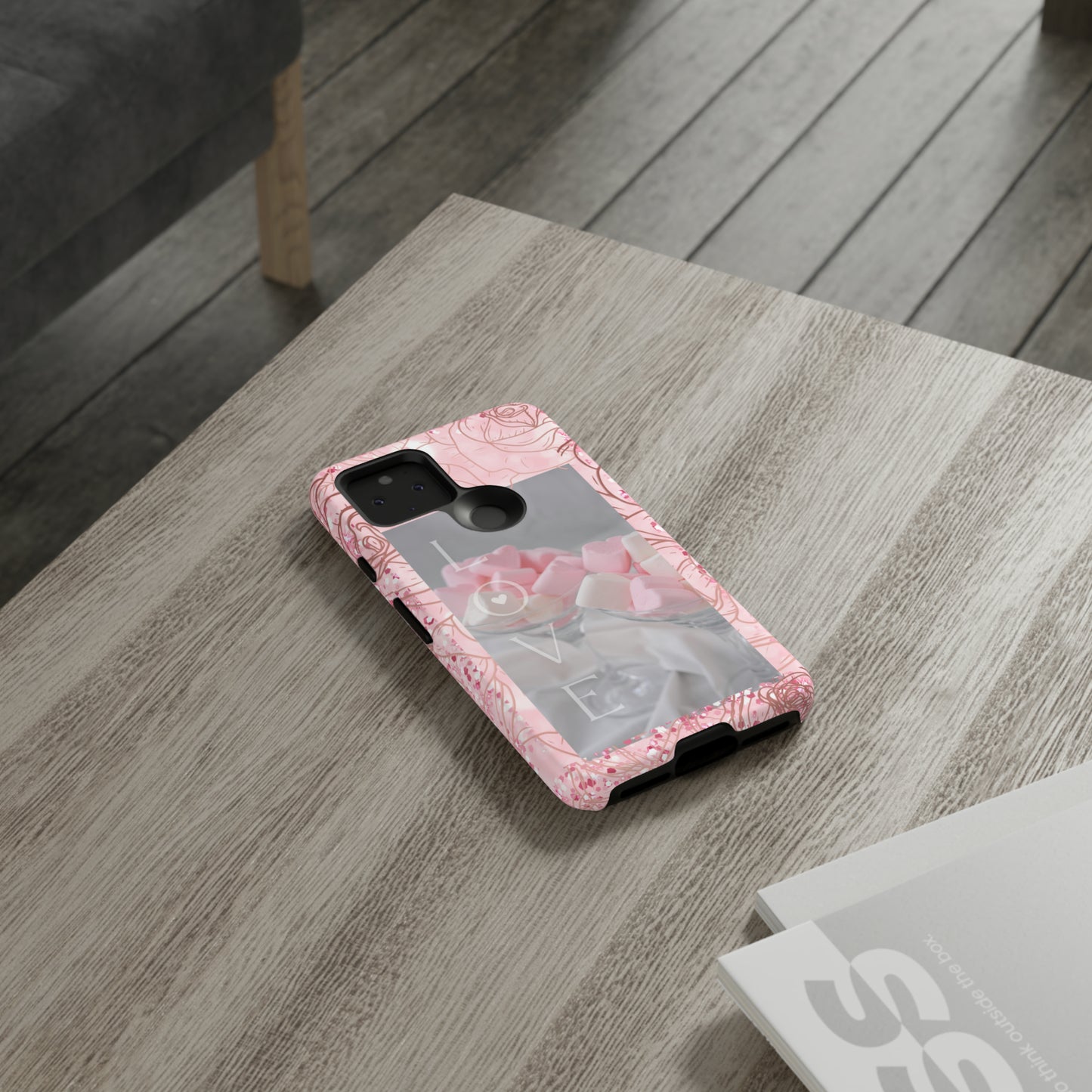 Pink Candy Love: 46-Tough Case iPhone series 15 14 13 12 11 X XR XS 8: Google series 7 6 5: Samsung series S23 S22 S21 S20 S10