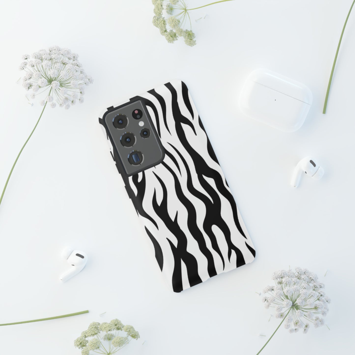 Black and White Camouflaged: 46-Tough Case iPhone series 15 14 13 12 11 X XR XS 8: Google series 7 6 5: Samsung series S23 S22 S21 S20 S10