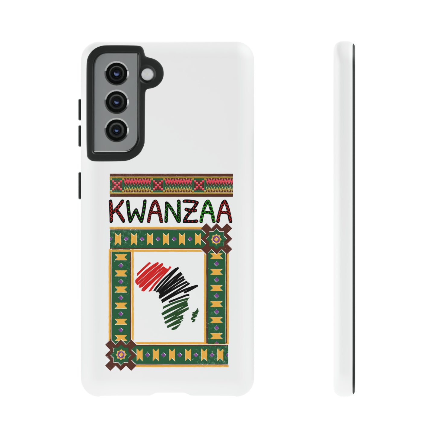 AFRICA KWANZAA: 46-Tough Case iPhone series 15 14 13 12 11 X XR XS 8: Google series 7 6 5: Samsung series S23 S22 S21 S20 S10