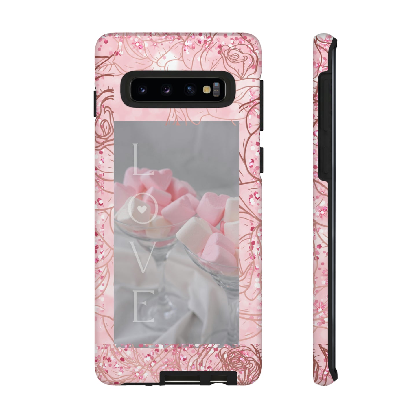 Pink Candy Love: 46-Tough Case iPhone series 15 14 13 12 11 X XR XS 8: Google series 7 6 5: Samsung series S23 S22 S21 S20 S10