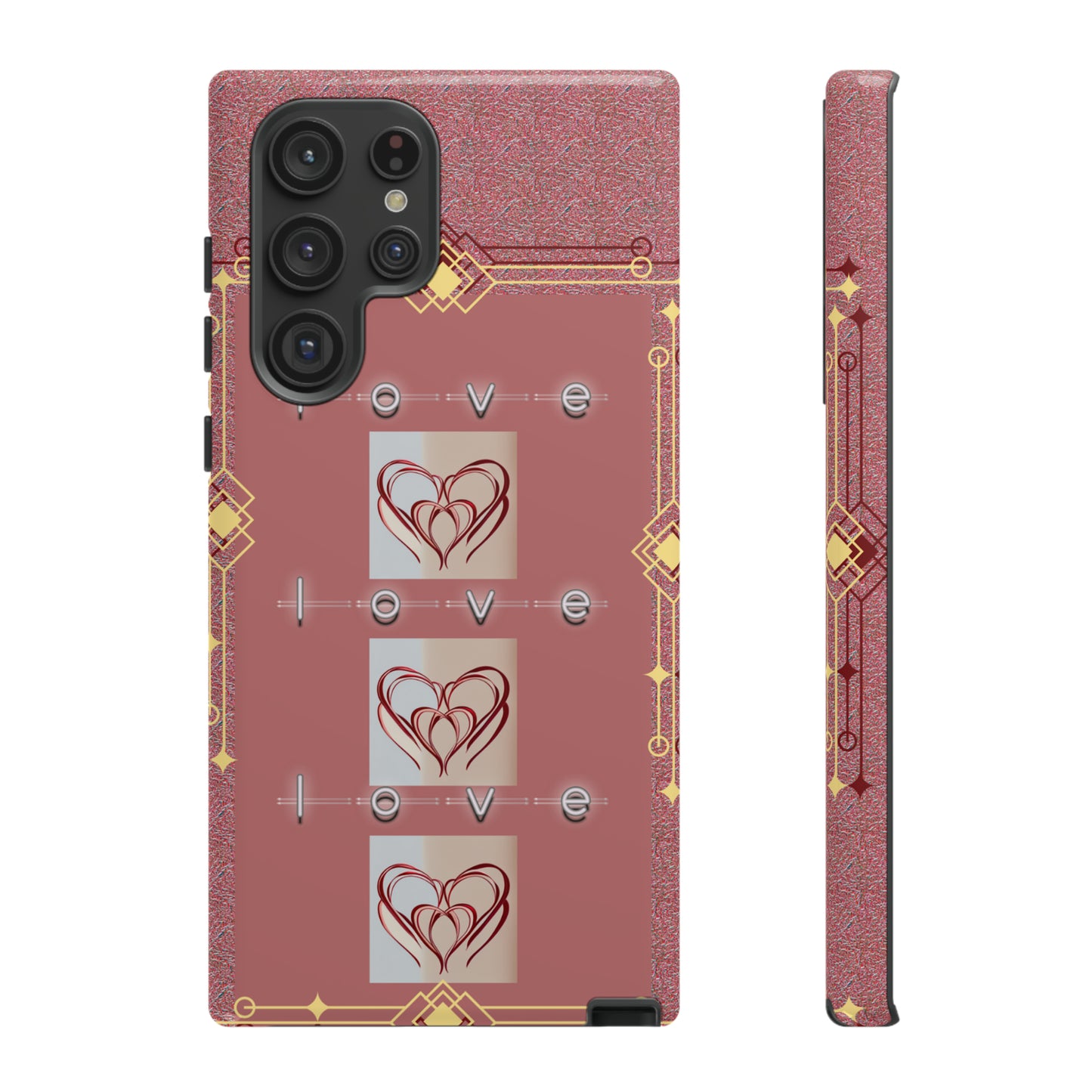 Three Hearts Love: 46-Tough Case iPhone series 15 14 13 12 11 X XR XS 8: Google series 7 6 5: Samsung series S23 S22 S21 S20 S10