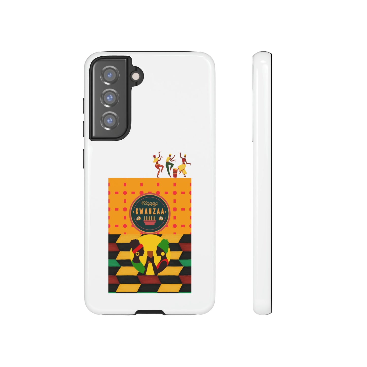 HAPPY KWANZA: 46-Tough Case iPhone series 15 14 13 12 11 X XR XS 8: Google series 7 6 5: Samsung series S23 S22 S21 S20 S10