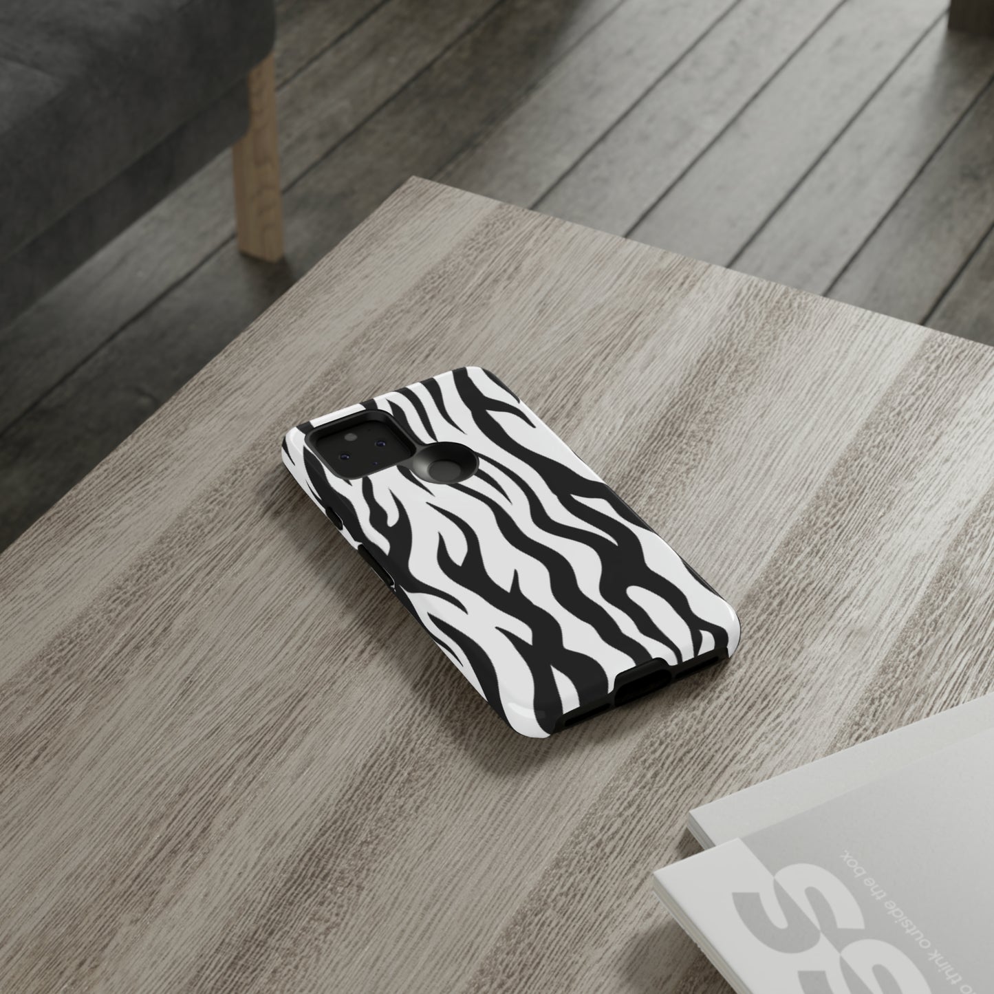 Black and White Camouflaged: 46-Tough Case iPhone series 15 14 13 12 11 X XR XS 8: Google series 7 6 5: Samsung series S23 S22 S21 S20 S10