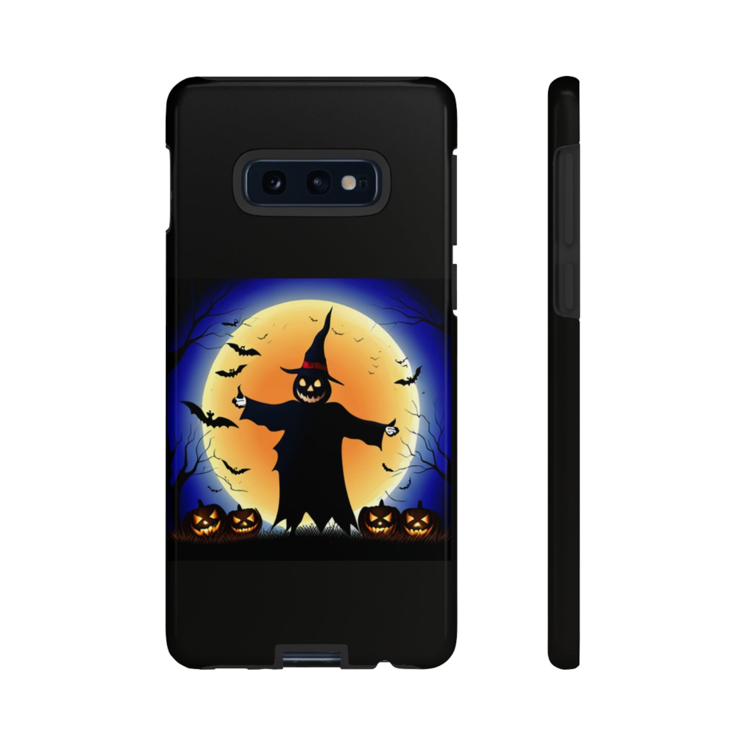 Scary Halloween with Black background: 46-Tough Case iPhone series 15 14 13 12 11 X XR XS 8: Google series 7 6 5: Samsung series S23 S22 S21 S20 S10Tough Cases