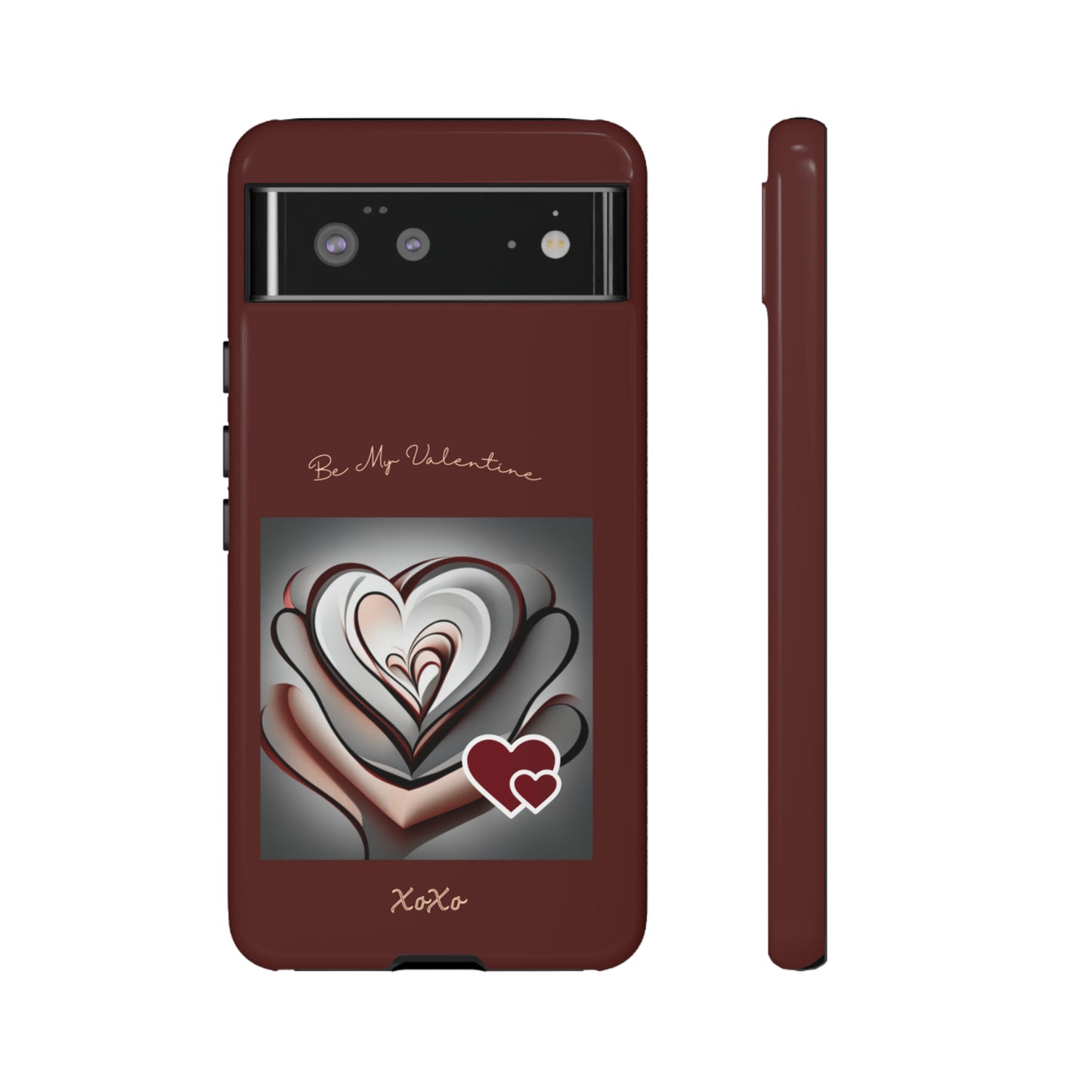 Valentine Triple Heart: 46-Tough Case iPhone series 15 14 13 12 11 X XR XS 8: Google series 7 6 5: Samsung series S23 S22 S21 S20 S10