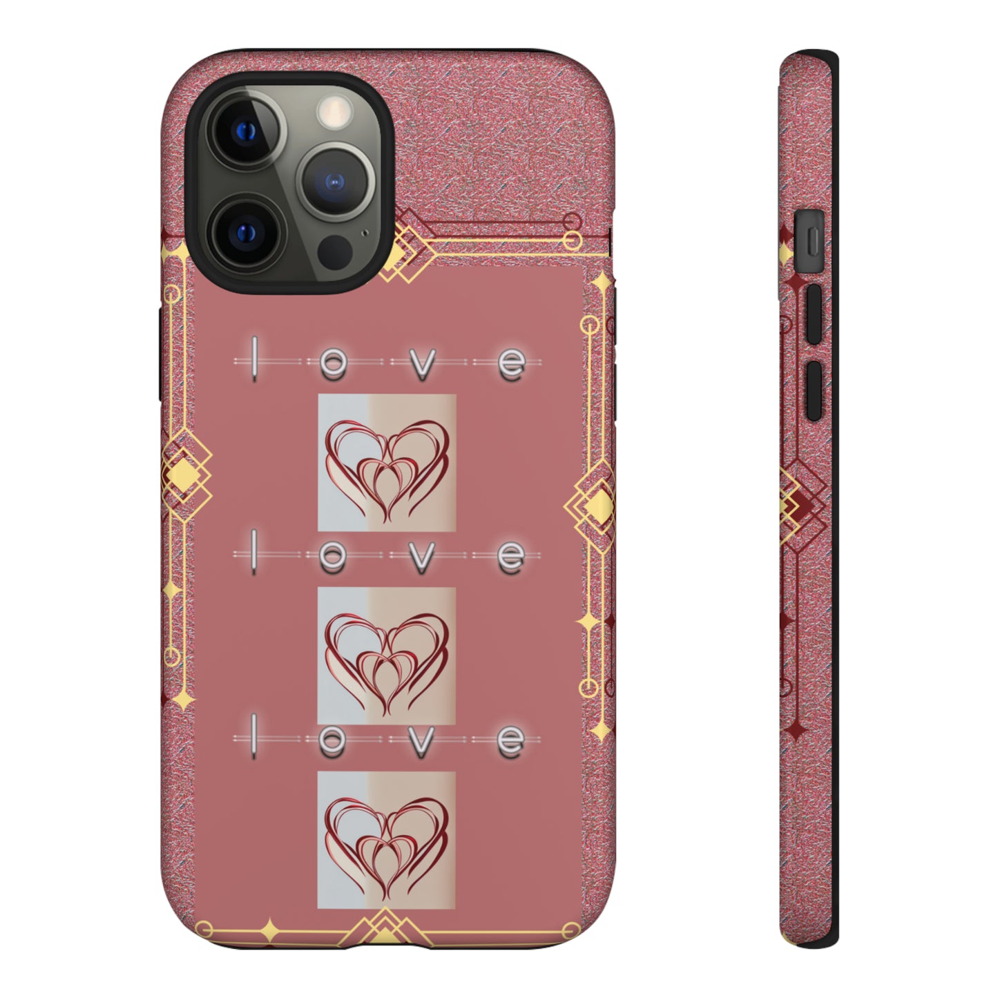 Three Hearts Love: 46-Tough Case iPhone series 15 14 13 12 11 X XR XS 8: Google series 7 6 5: Samsung series S23 S22 S21 S20 S10