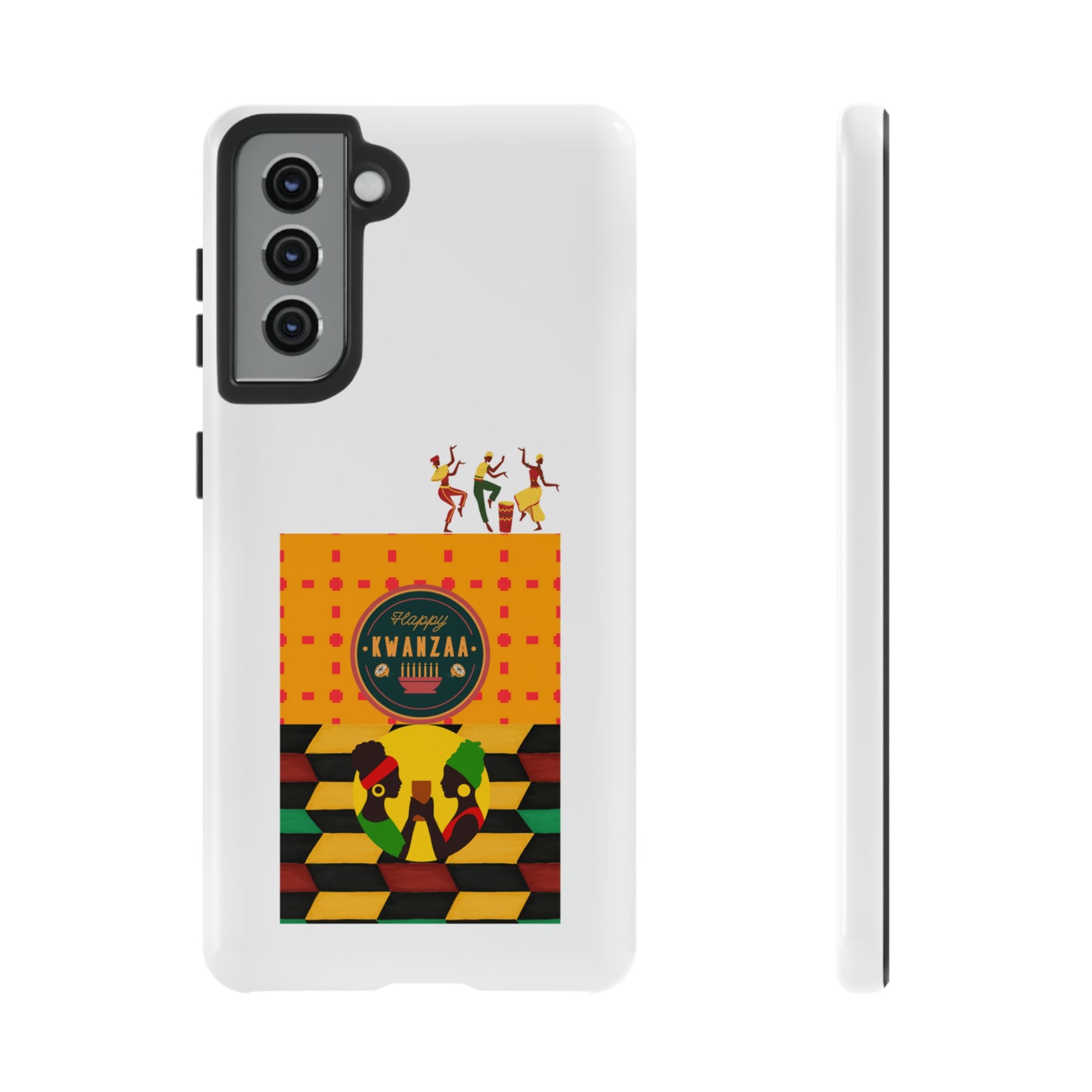 HAPPY KWANZA: 46-Tough Case iPhone series 15 14 13 12 11 X XR XS 8: Google series 7 6 5: Samsung series S23 S22 S21 S20 S10